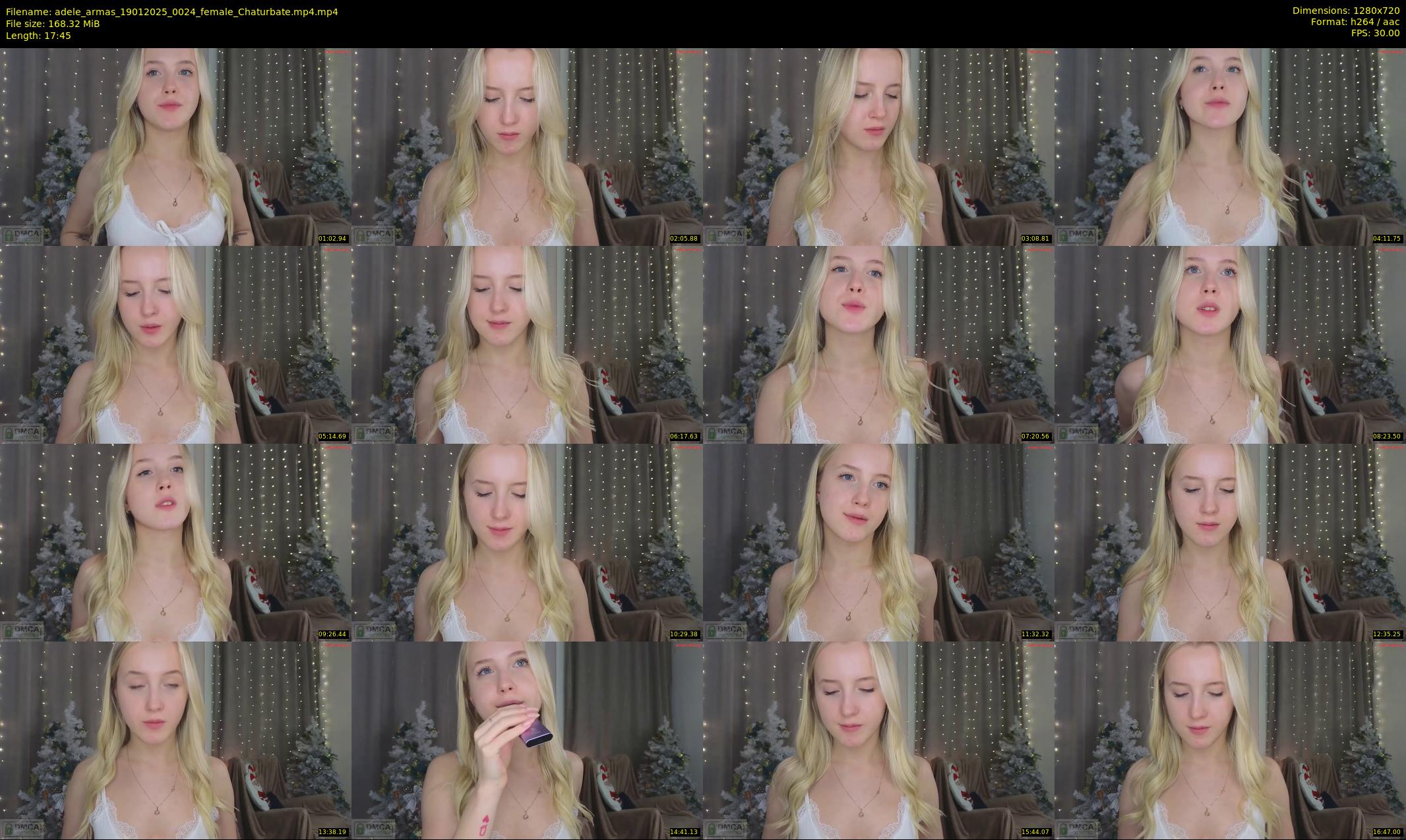 adele_armas — 18 minute Chaturbate female cam show recording, 720p, Jan 19, 2025