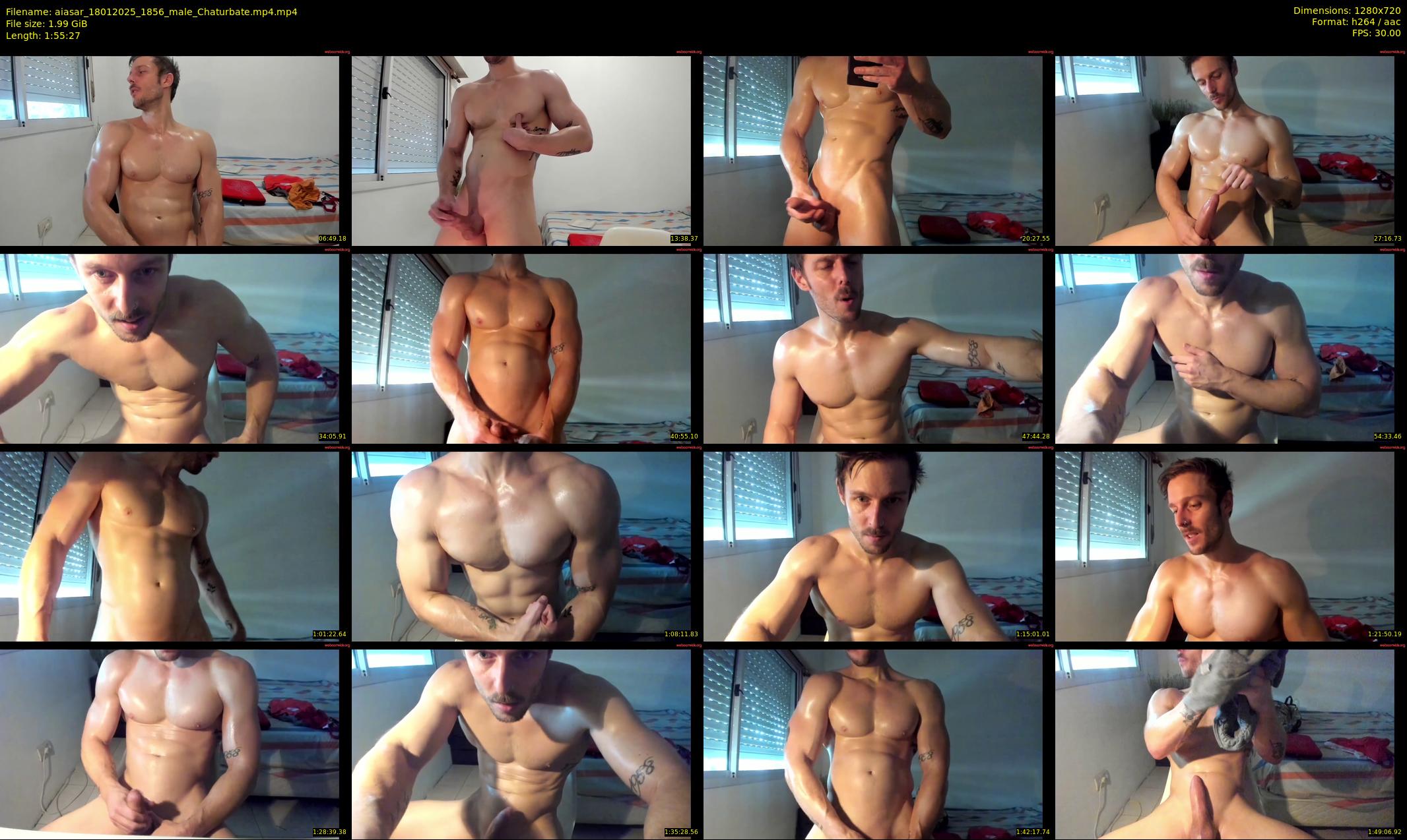 aiasar — 116 minute Chaturbate male cam show recording, 720p, Jan 18, 2025