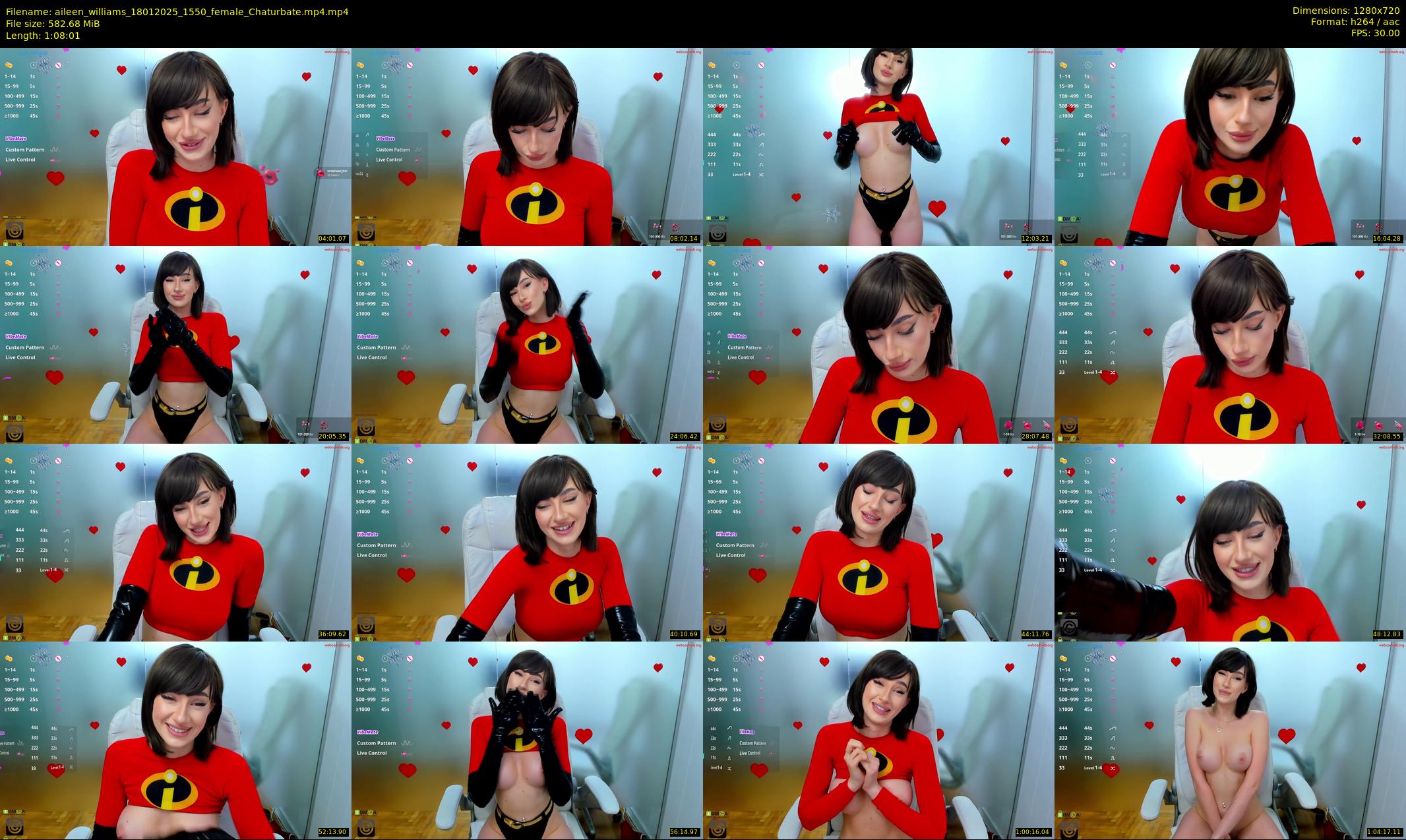 aileen_williams — 69 minute Chaturbate female cam show recording, 720p, Jan 18, 2025