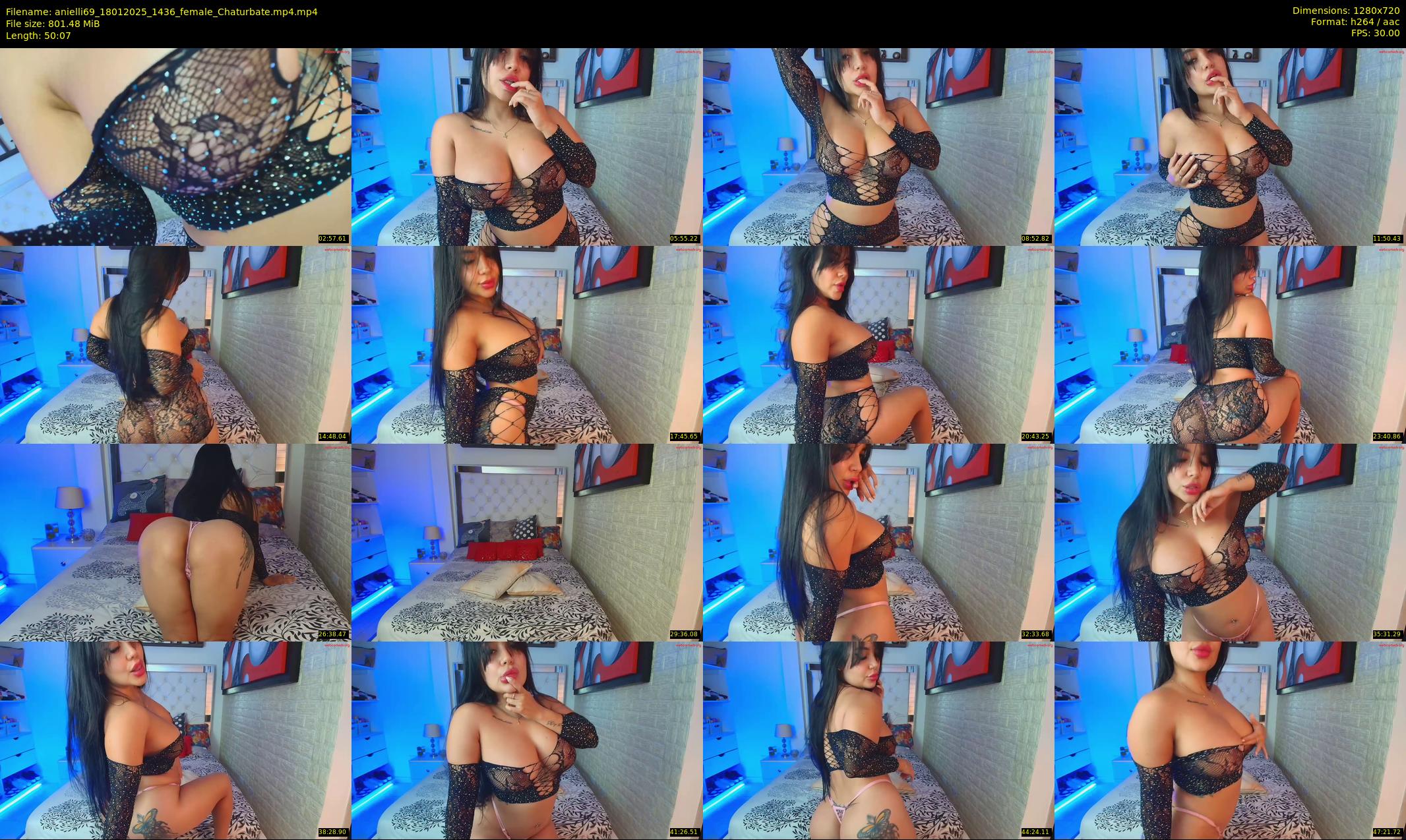 anielli69 — 51 minute Chaturbate female cam show recording, 720p, Jan 18, 2025