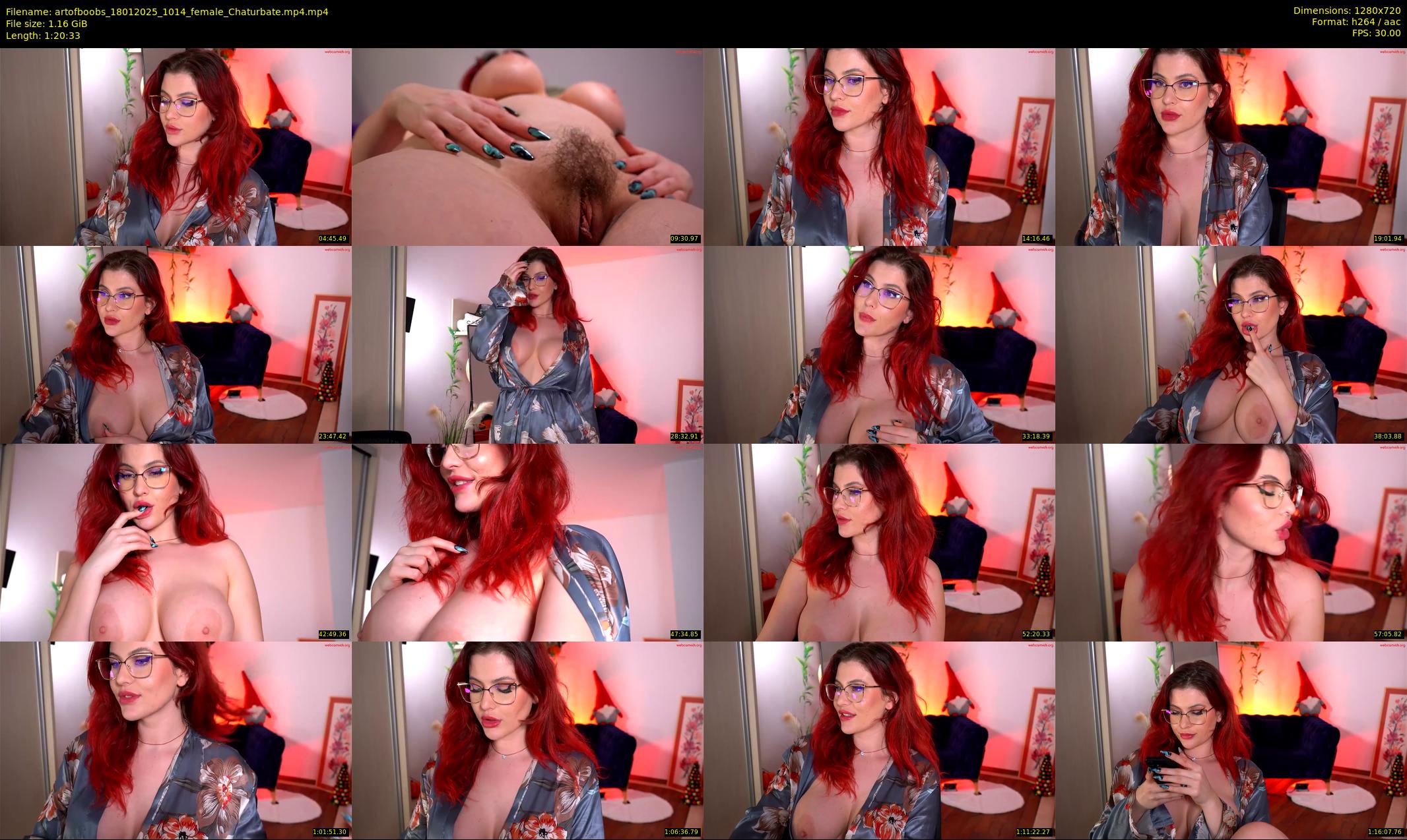 artofboobs — 81 minute Chaturbate female cam show recording, 720p, Jan 18, 2025