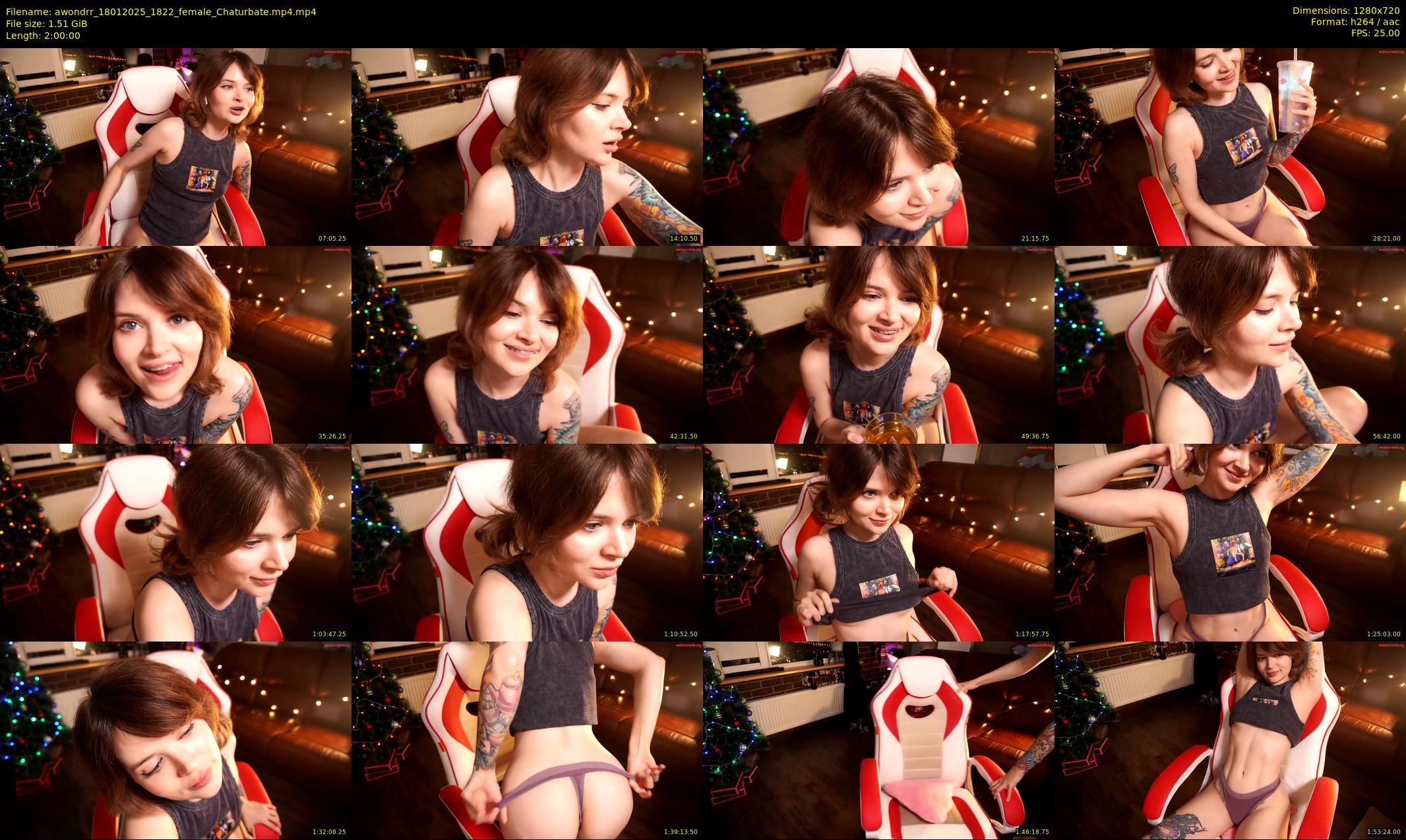 awondrr — 120 minute Chaturbate female cam show recording, 720p, Jan 18, 2025