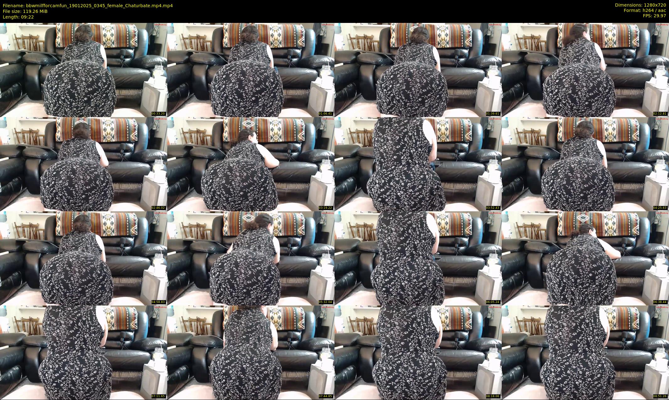 bbwmilfforcamfun — 10 minute Chaturbate female cam show recording, 720p, Jan 19, 2025