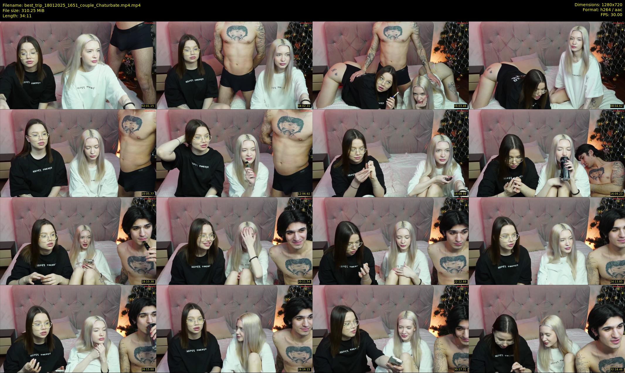 best_trip — 35 minute Chaturbate couple cam show recording, 720p, Jan 18, 2025