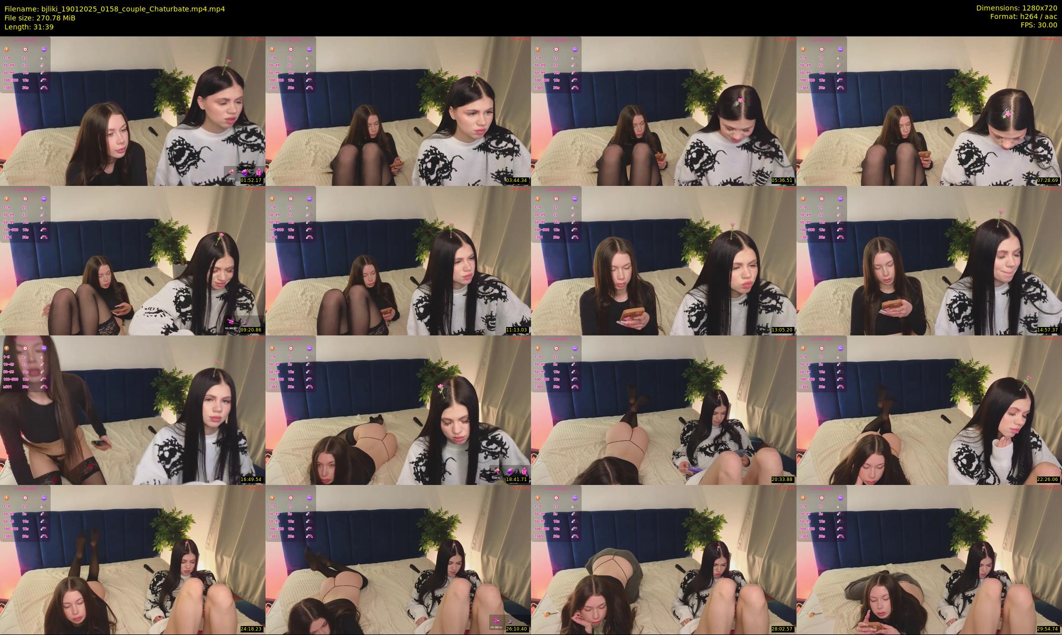 bjliki — 32 minute Chaturbate couple cam show recording, 720p, Jan 19, 2025