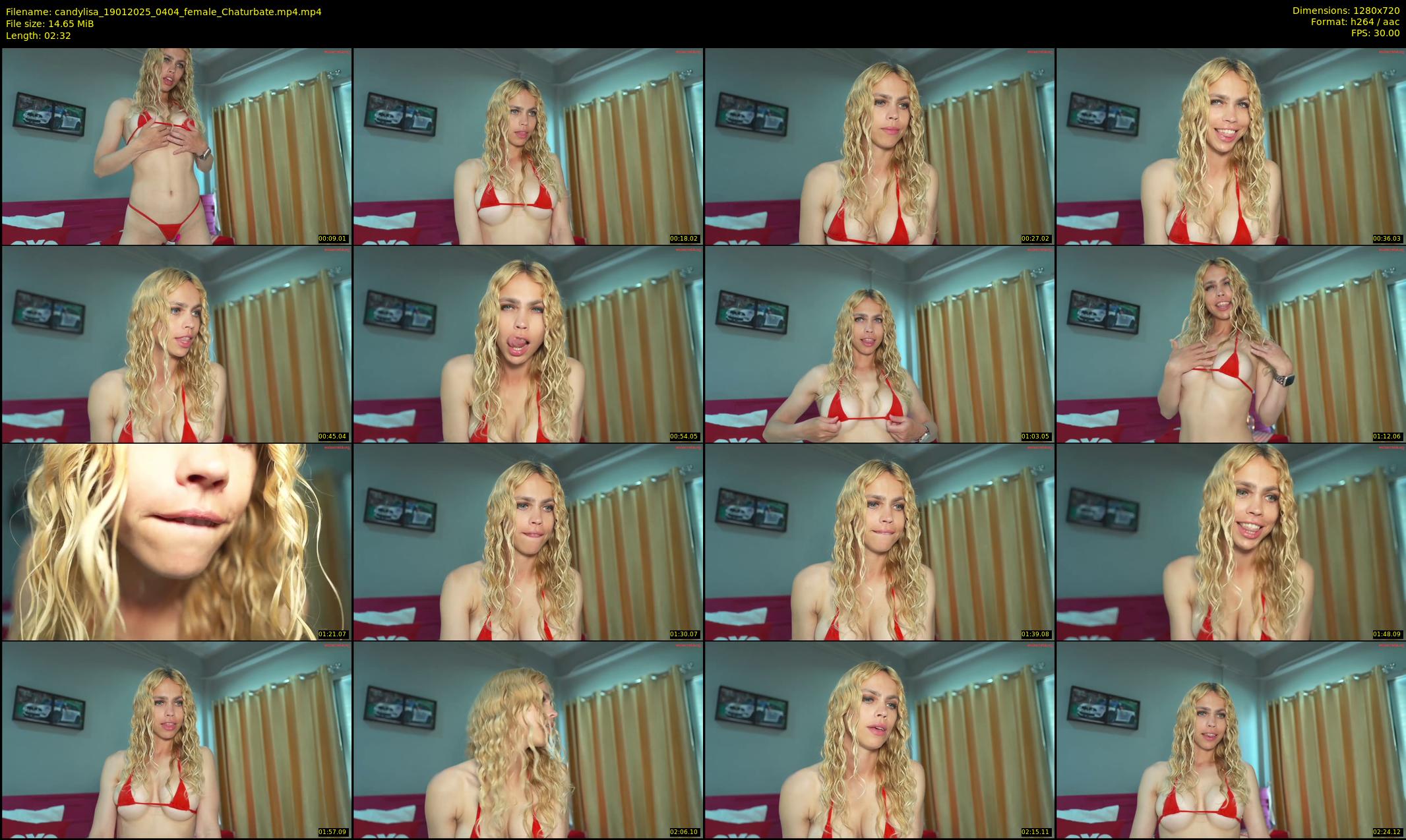 candylisa — 3 minute Chaturbate female cam show recording, 720p, Jan 19, 2025