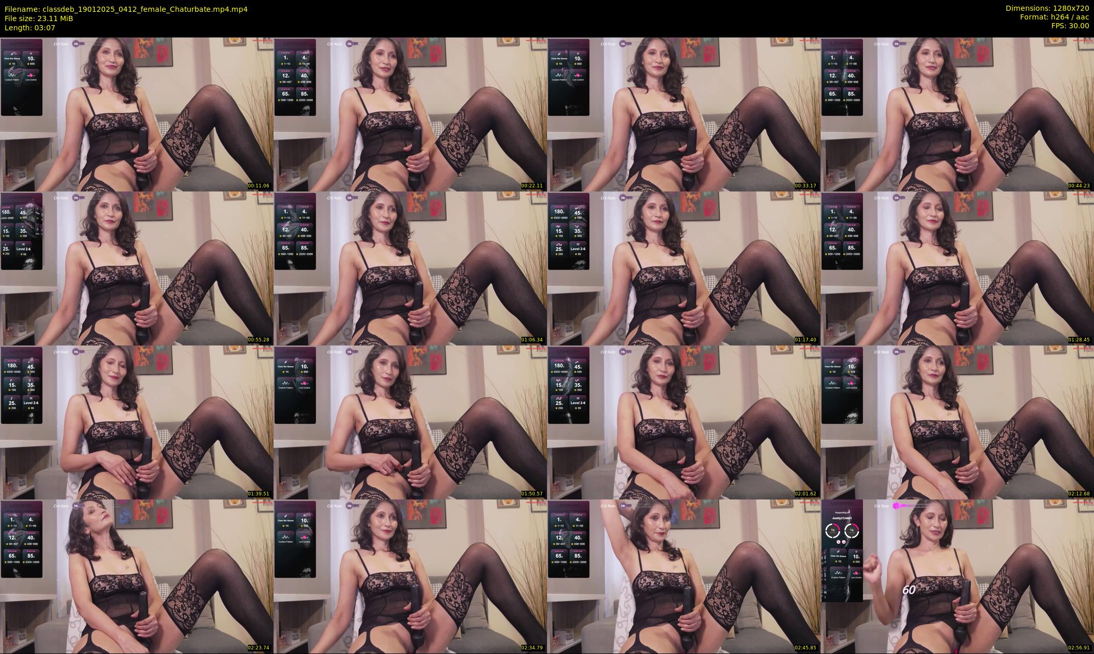 classdeb — 4 minute Chaturbate female cam show recording, 720p, Jan 19, 2025