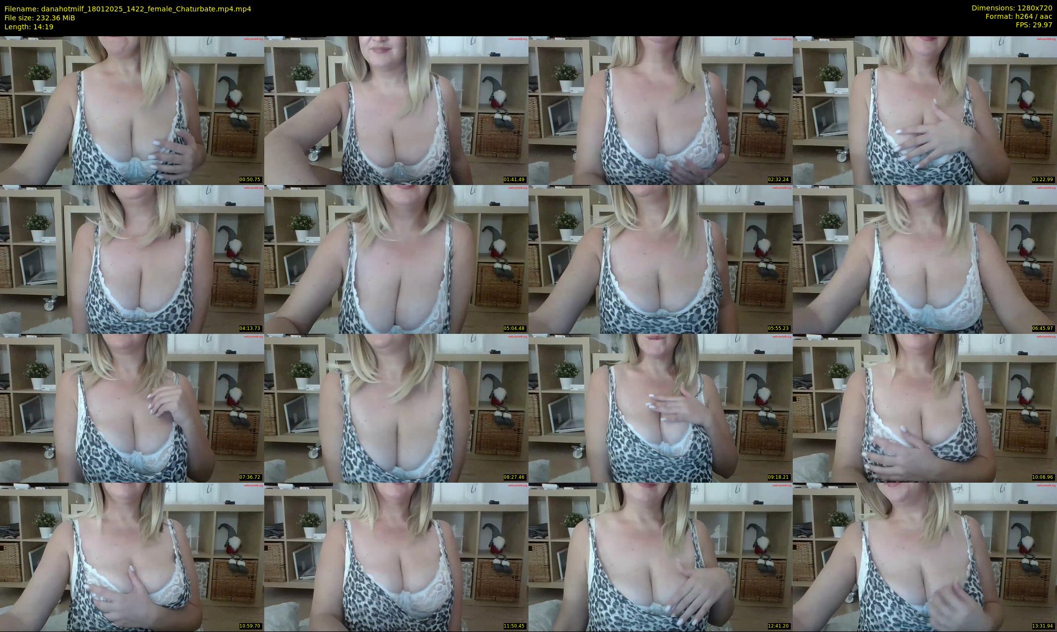 danahotmilf — 15 minute Chaturbate female cam show recording, 720p, Jan 18, 2025