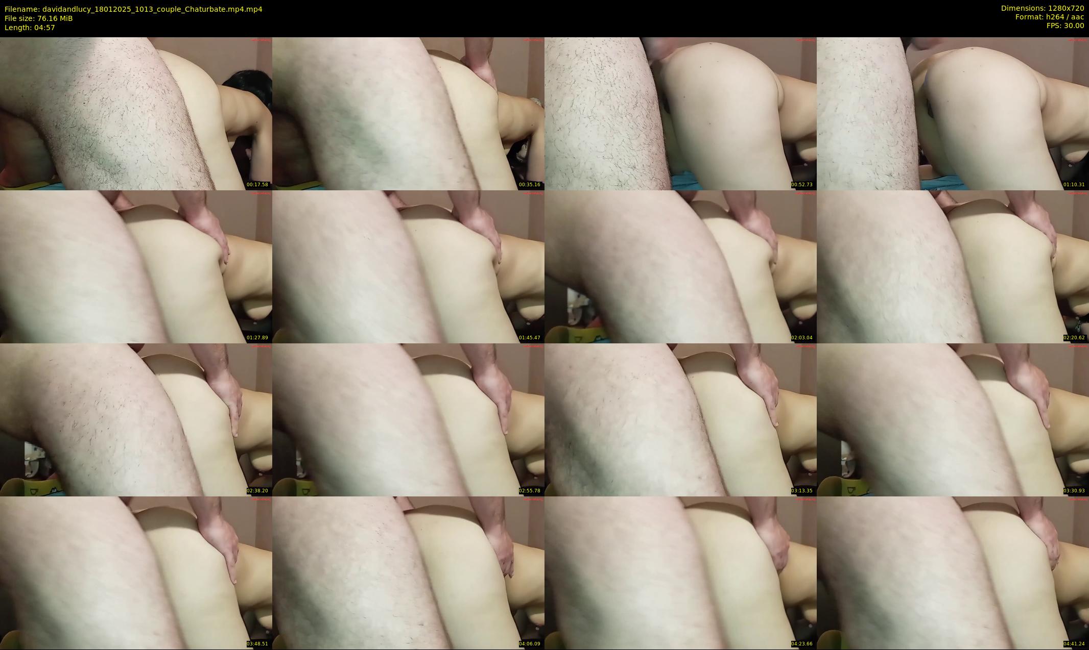 davidandlucy — 5 minute Chaturbate couple cam show recording, 720p, Jan 18, 2025