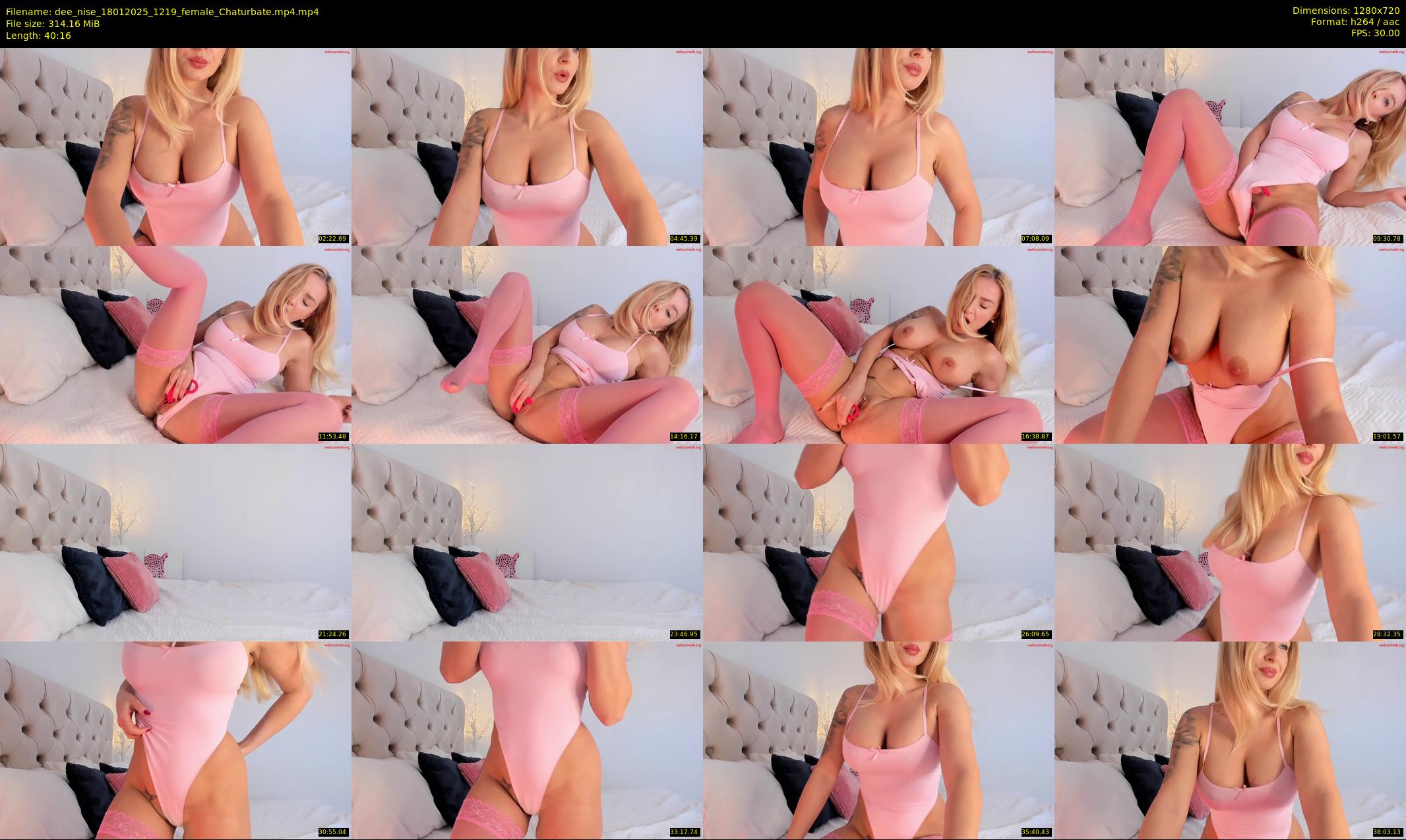 dee_nise — 41 minute Chaturbate female cam show recording, 720p, Jan 18, 2025
