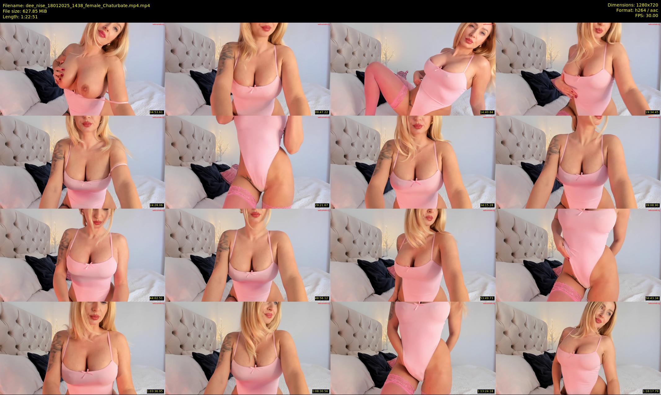 dee_nise — 83 minute Chaturbate female cam show recording, 720p, Jan 18, 2025