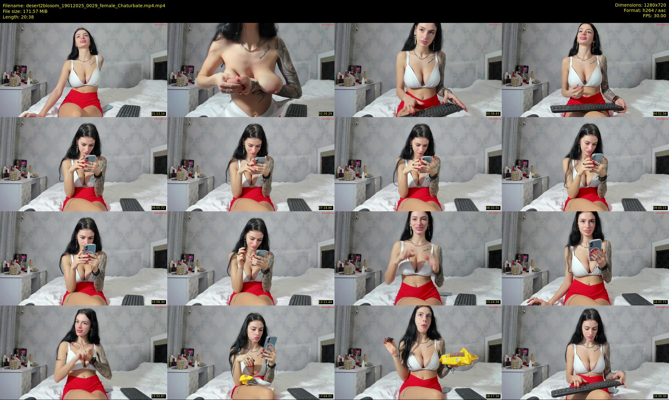 desert2blosom — 21 minute Chaturbate female cam show recording, 720p, Jan 19, 2025