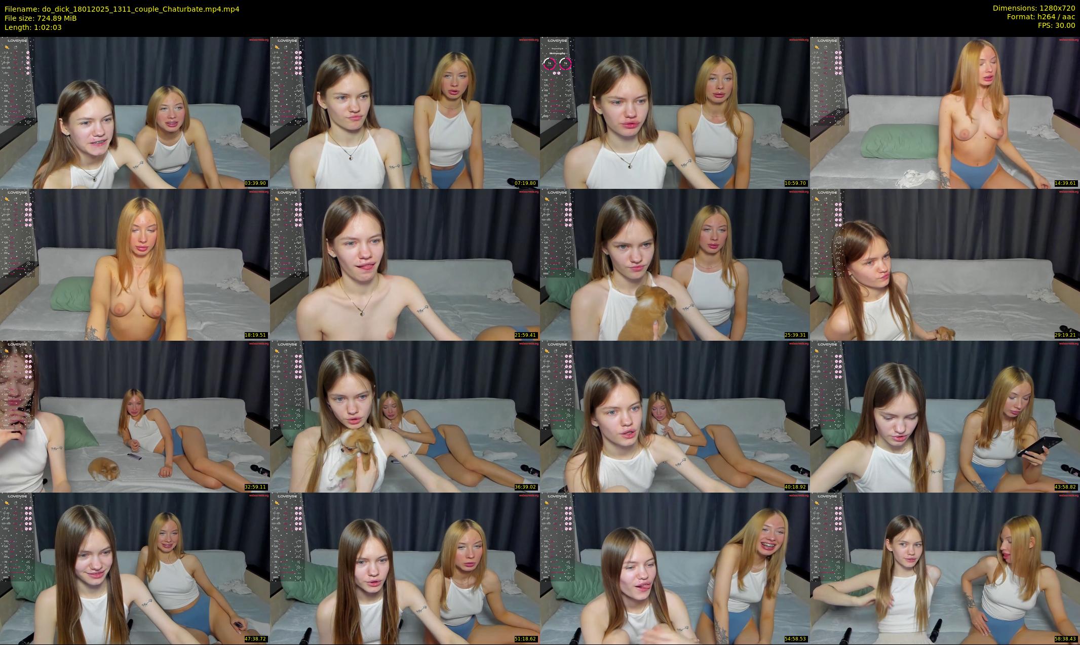 do_dick — 63 minute Chaturbate couple cam show recording, 720p, Jan 18, 2025