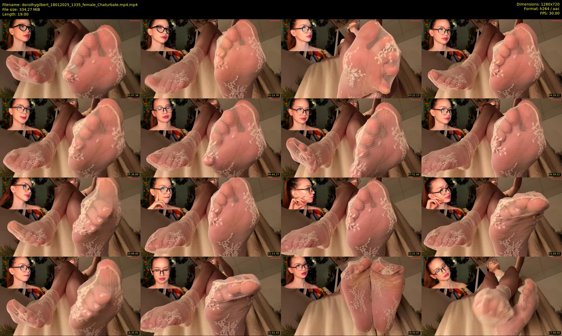 dorothygilbert — 19 minute Chaturbate female cam show recording, 720p, Jan 18, 2025