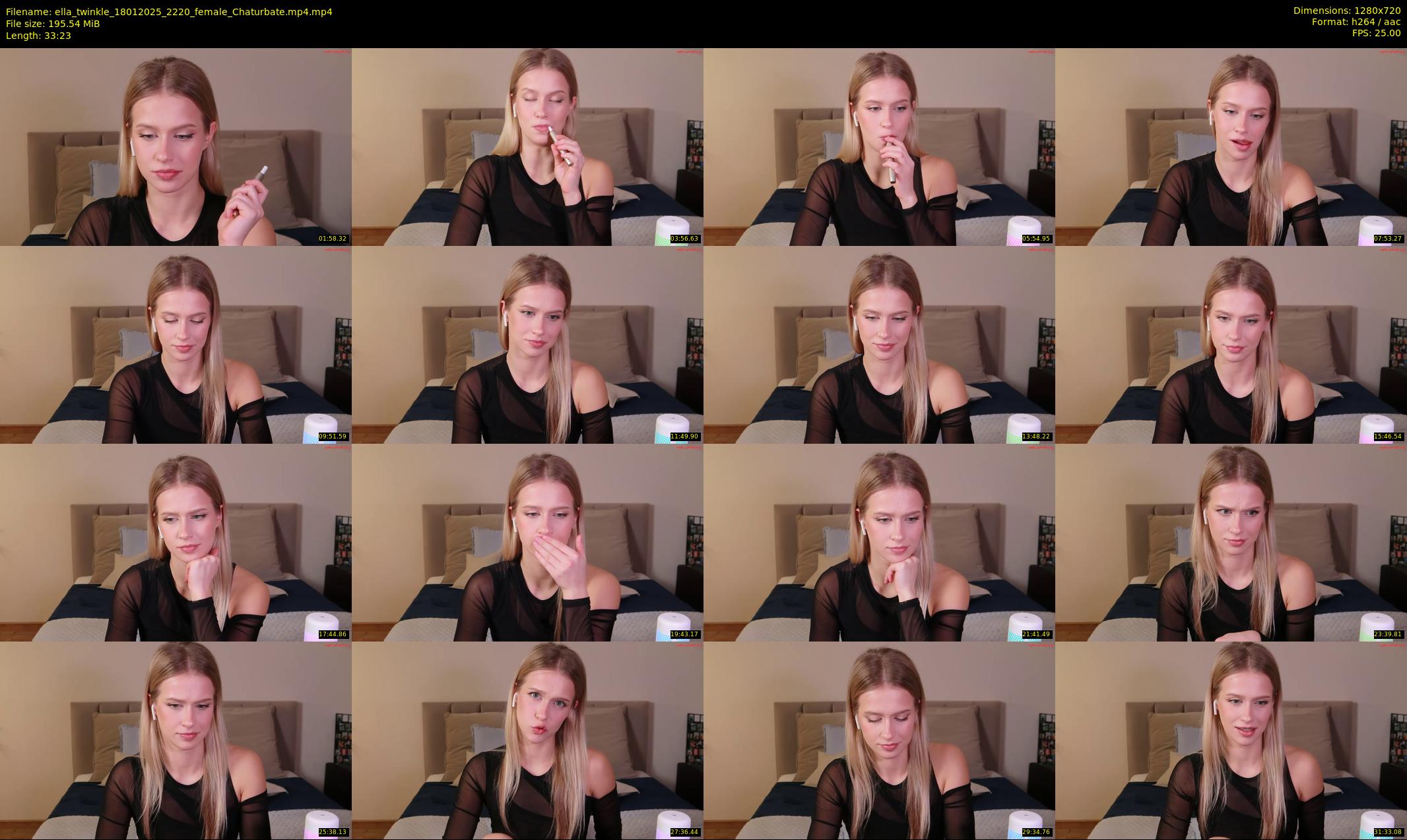 ella_twinkle — 34 minute Chaturbate female cam show recording, 720p, Jan 18, 2025