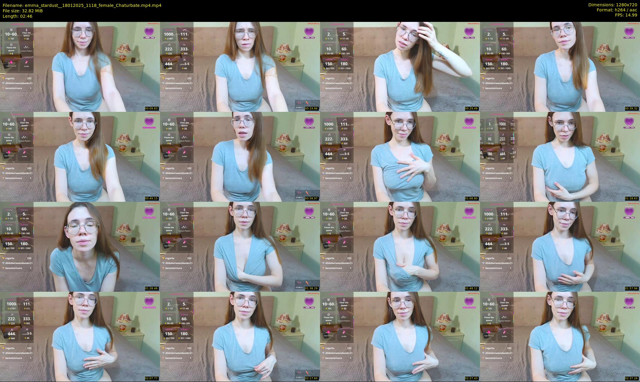 emma_stardust_ — 3 minute Chaturbate female cam show recording, 720p, Jan 18, 2025