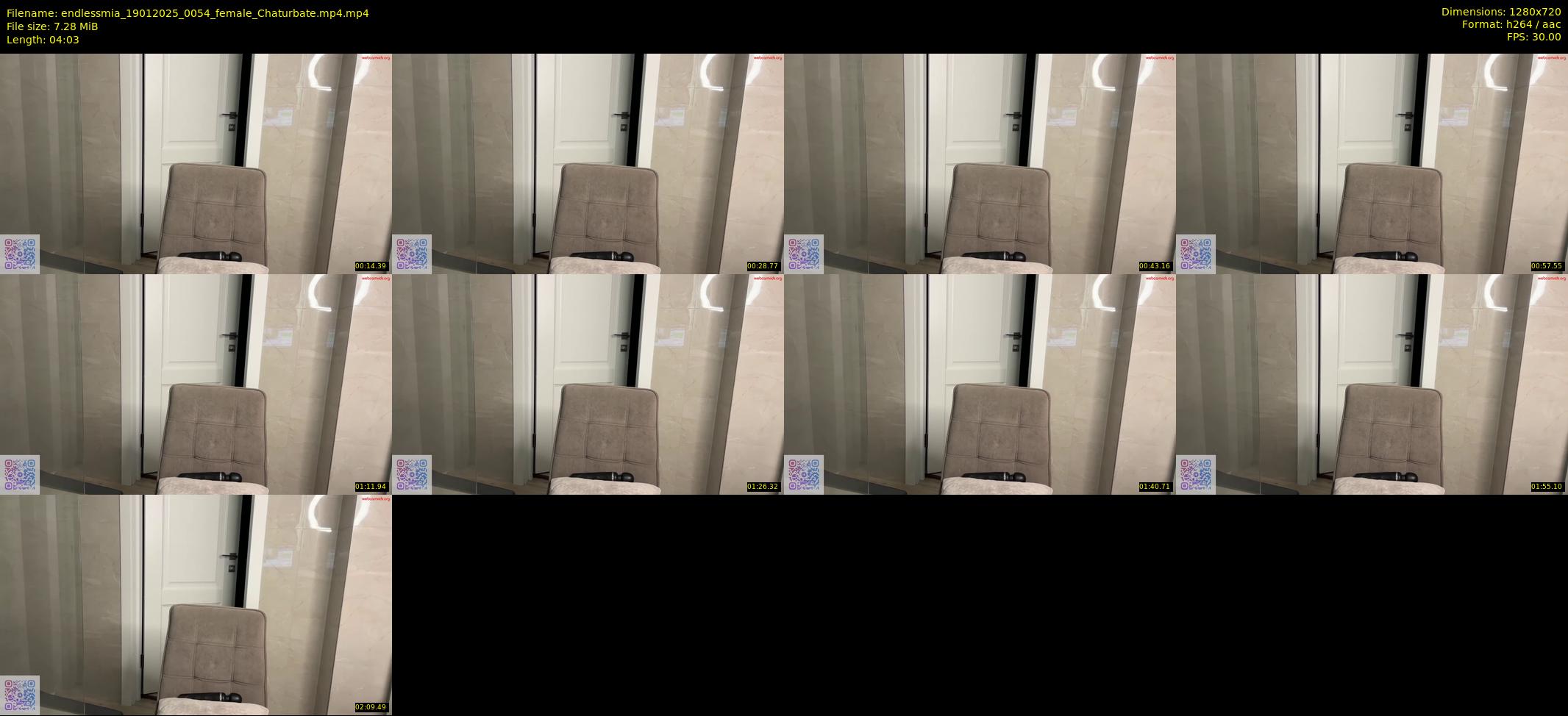 endlessmia — 5 minute Chaturbate female cam show recording, 720p, Jan 19, 2025