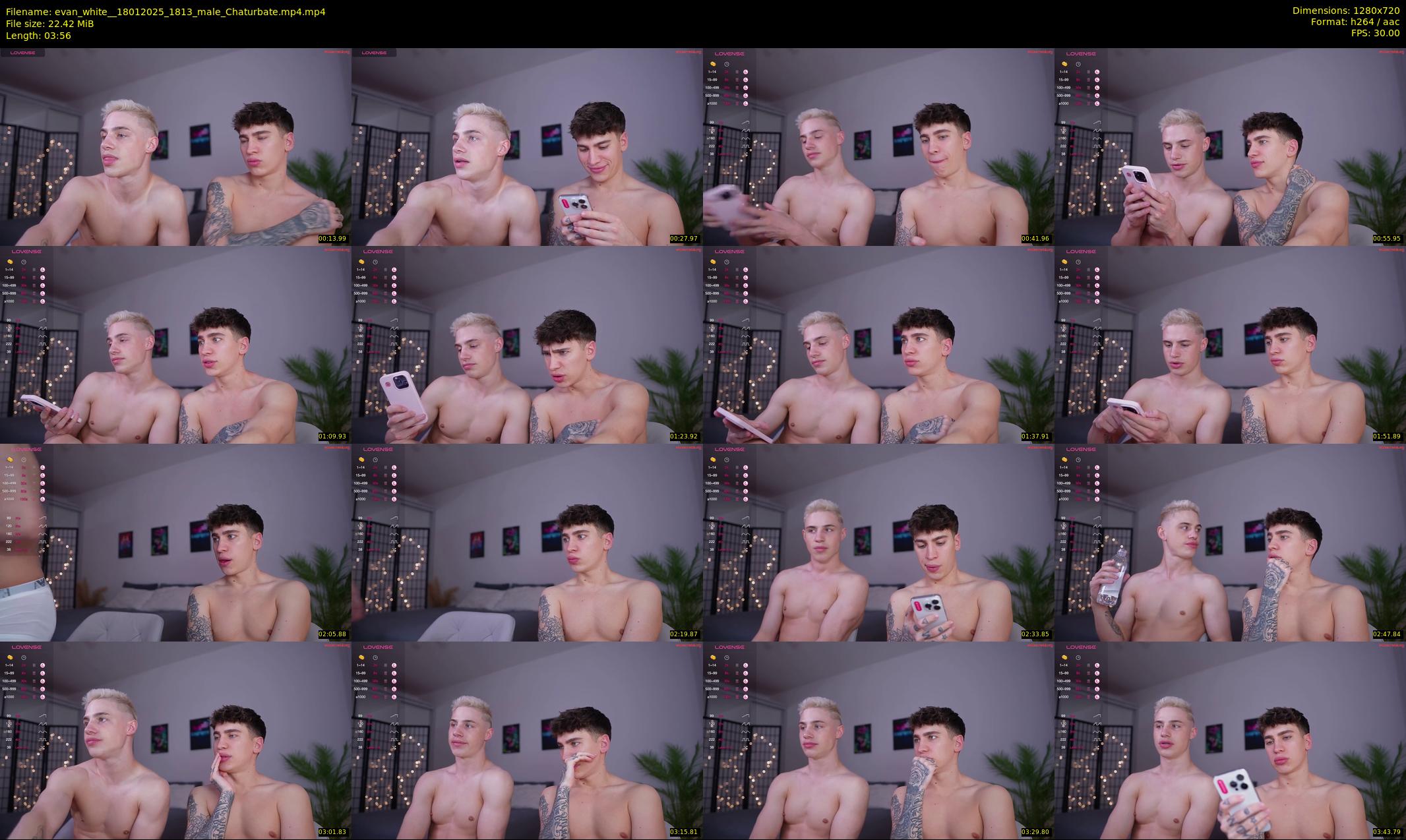 evan_white_ — 4 minute Chaturbate male cam show recording, 720p, Jan 18, 2025