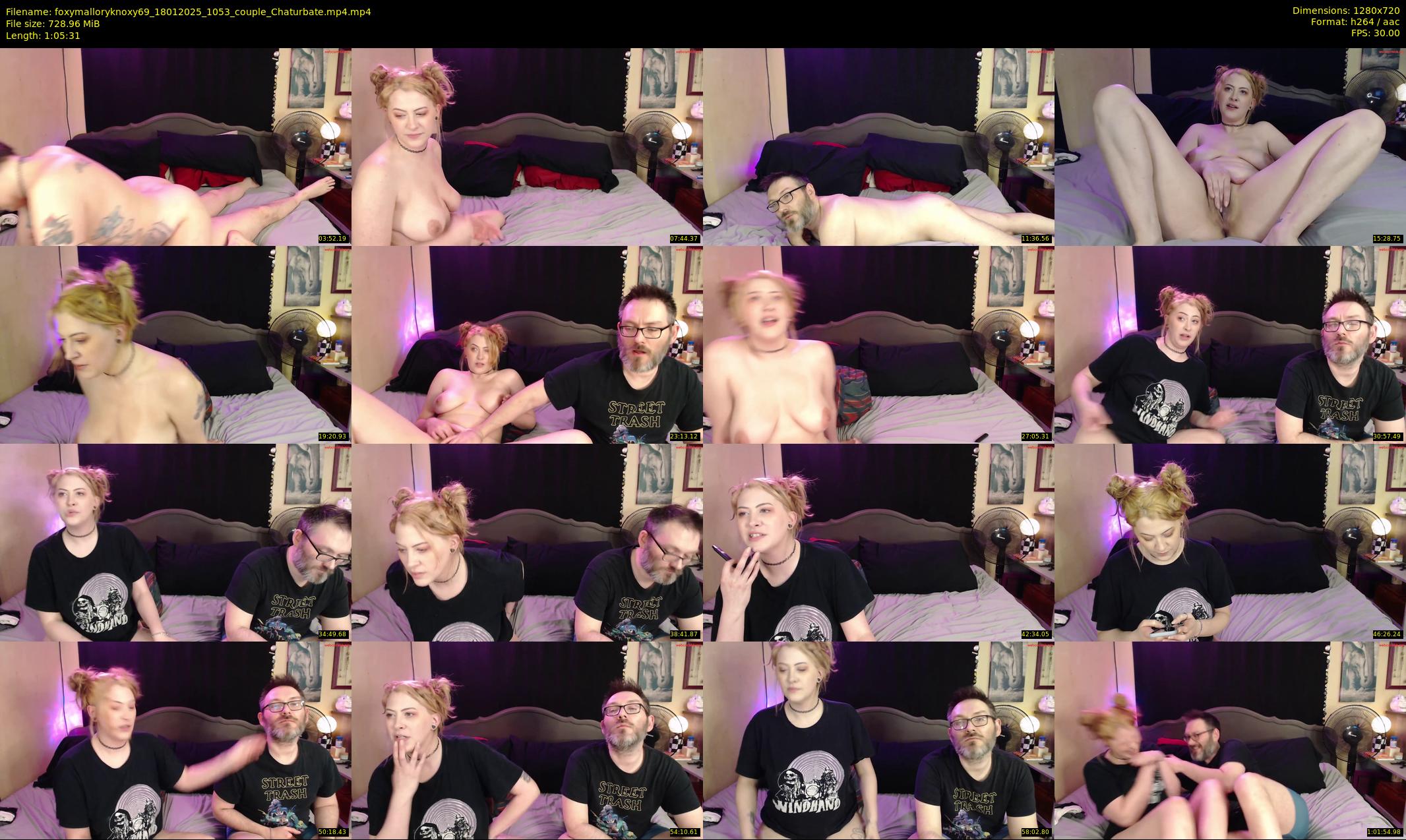 foxymalloryknoxy69 — 66 minute Chaturbate couple cam show recording, 720p, Jan 18, 2025