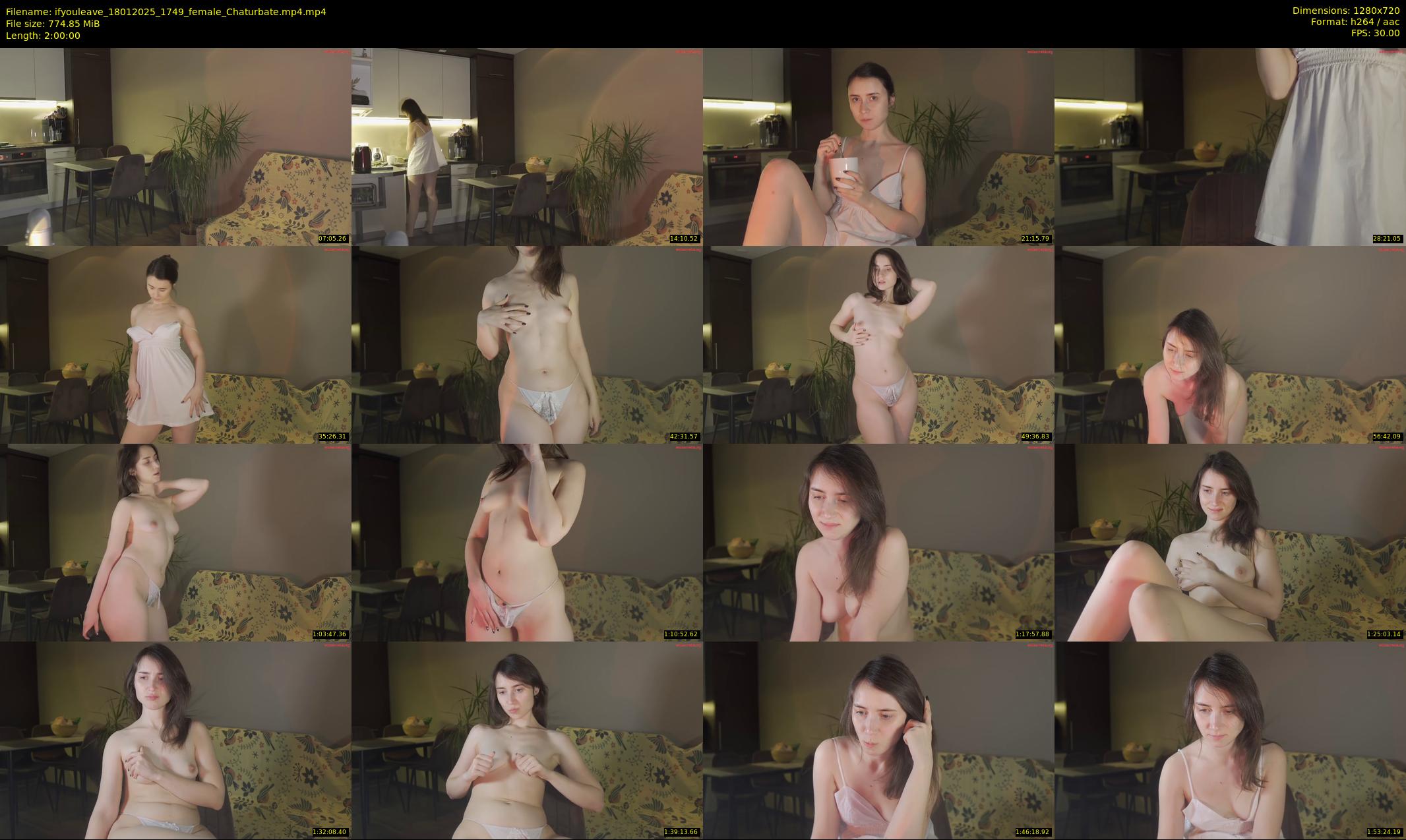ifyouleave — 120 minute Chaturbate female cam show recording, 720p, Jan 18, 2025