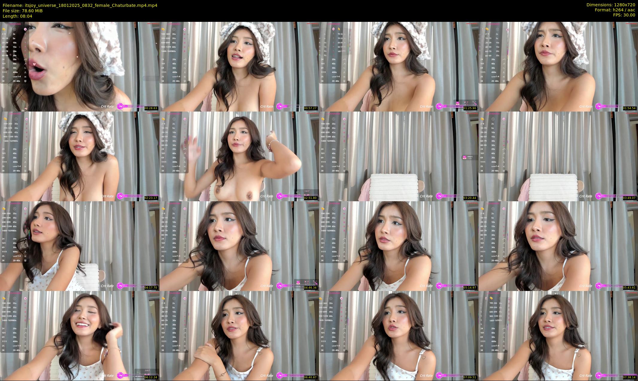 itsjoy_universe — 9 minute Chaturbate female cam show recording, 720p, Jan 18, 2025
