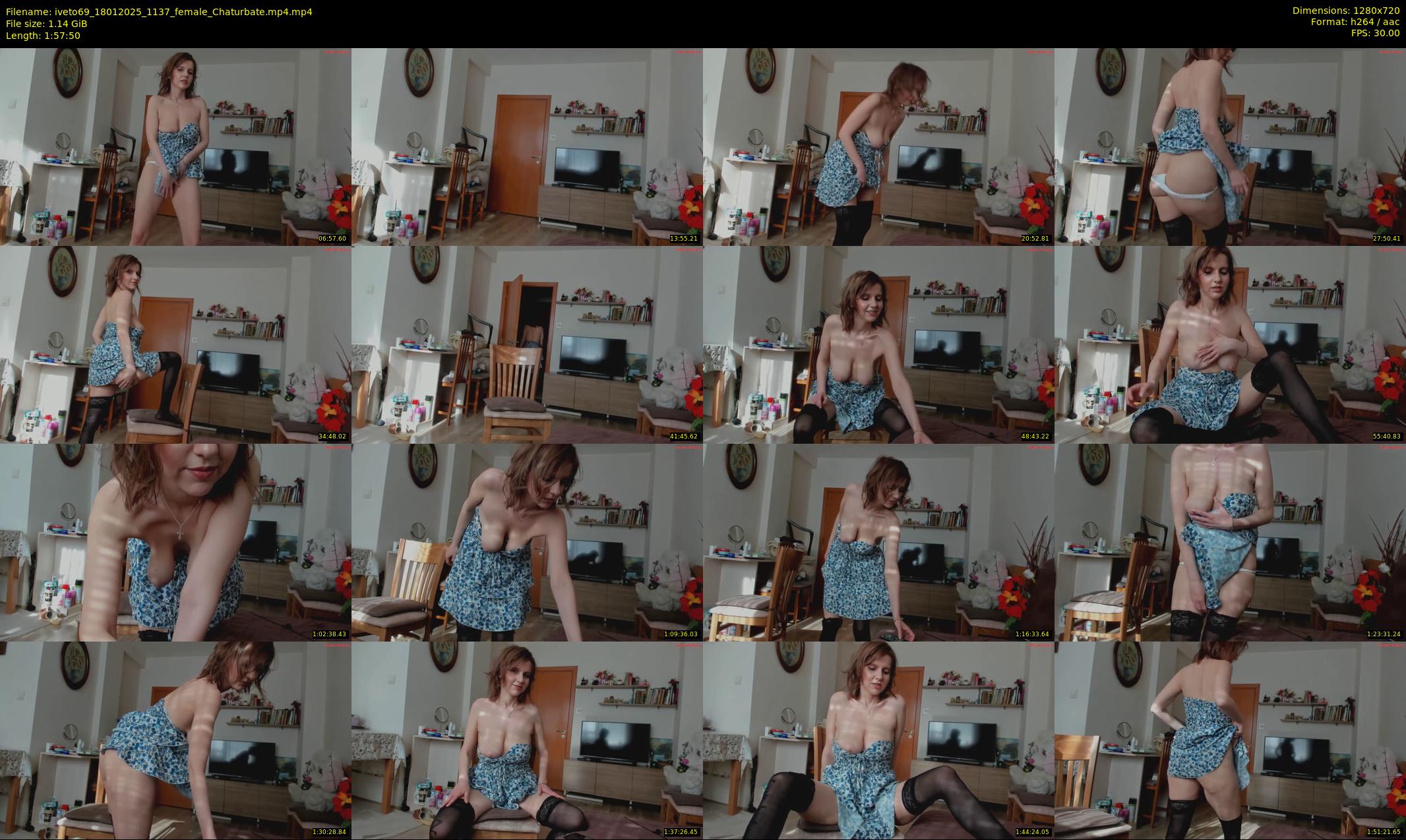 iveto69 — 118 minute Chaturbate female cam show recording, 720p, Jan 18, 2025