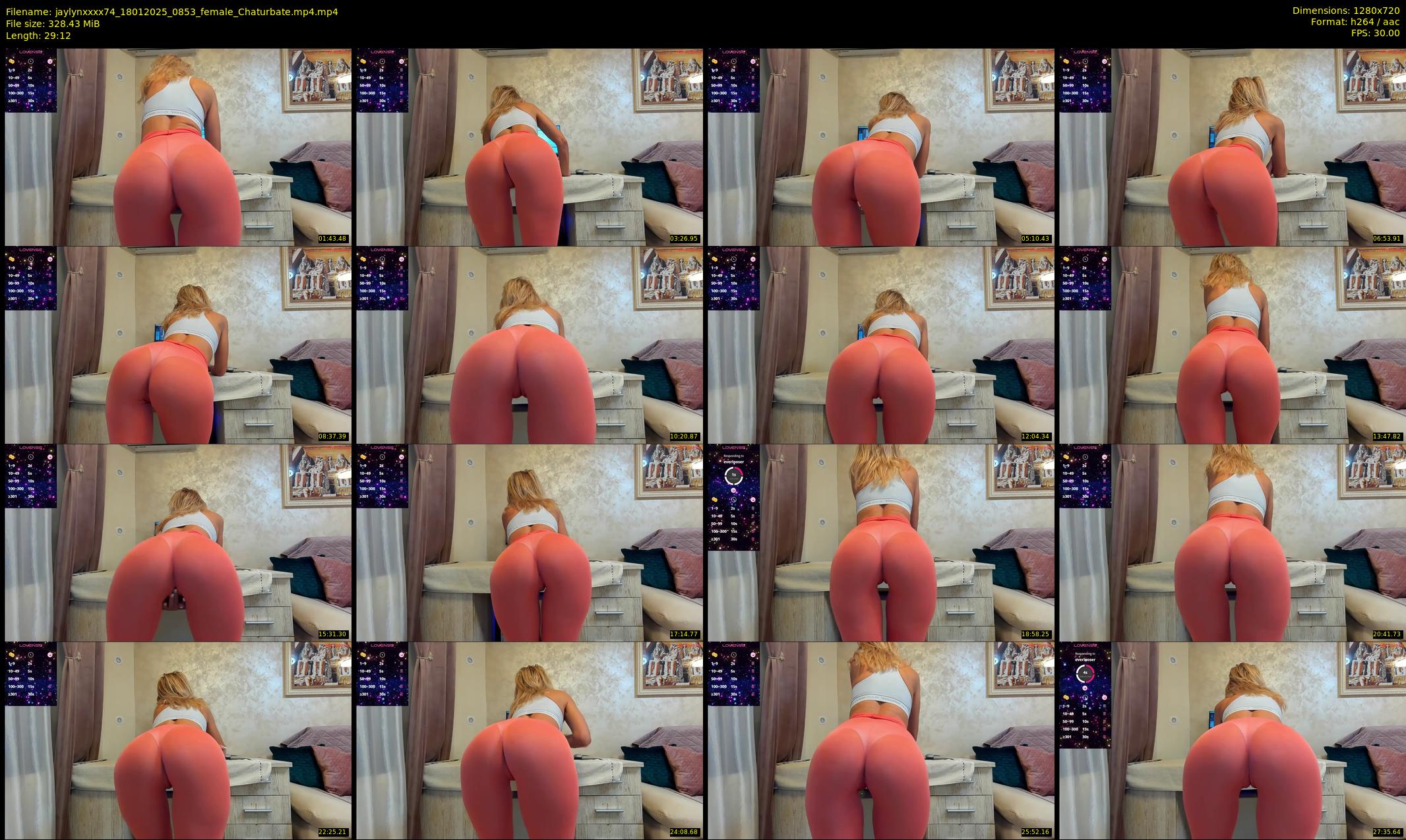 jaylynxxxx74 — 30 minute Chaturbate female cam show recording, 720p, Jan 18, 2025