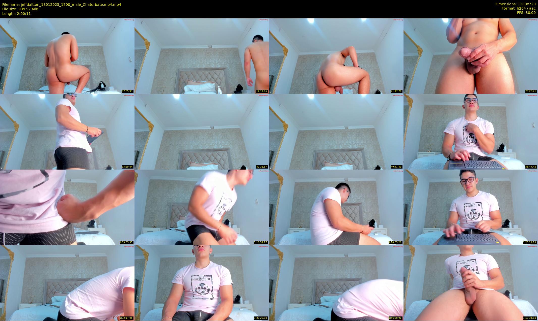 jeffdaltton — 121 minute Chaturbate male cam show recording, 720p, Jan 18, 2025