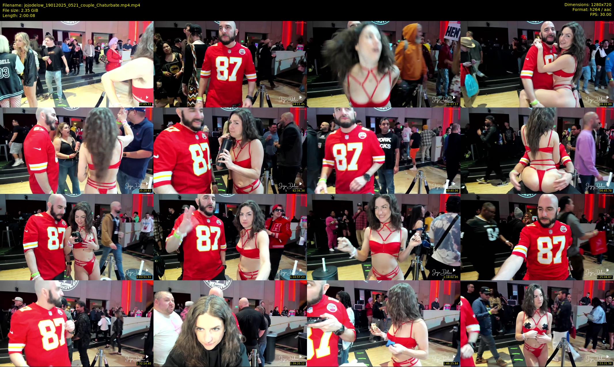 jojodelow — 121 minute Chaturbate female cam show recording, 720p, Jan 19, 2025