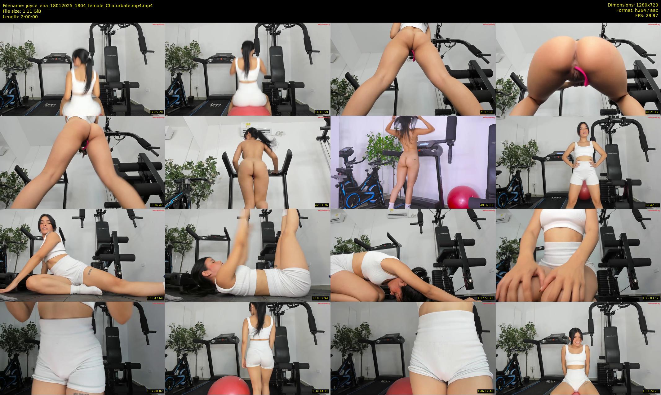 joyce_ena — 120 minute Chaturbate female cam show recording, 720p, Jan 18, 2025