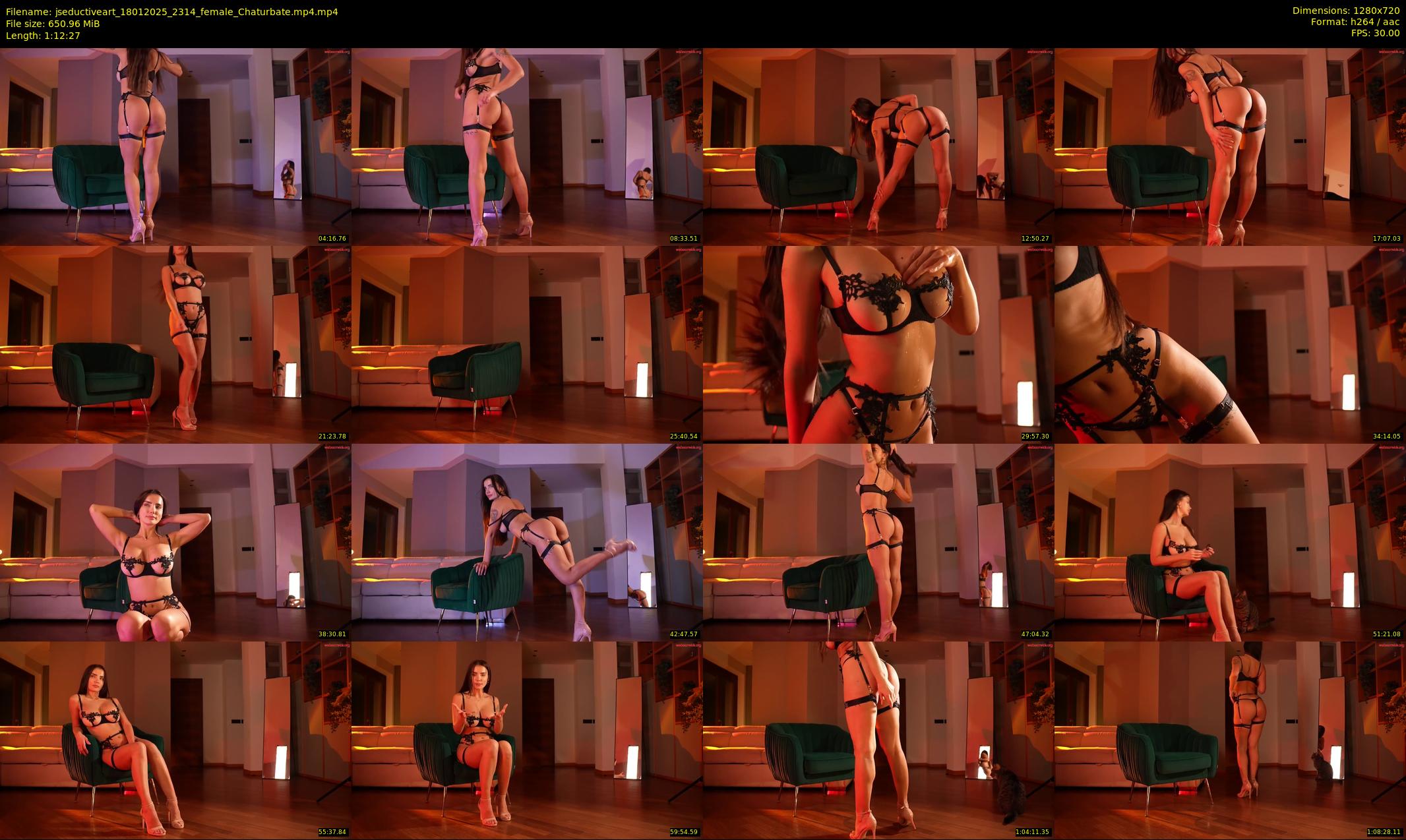 jseductiveart — 73 minute Chaturbate female cam show recording, 720p, Jan 18, 2025