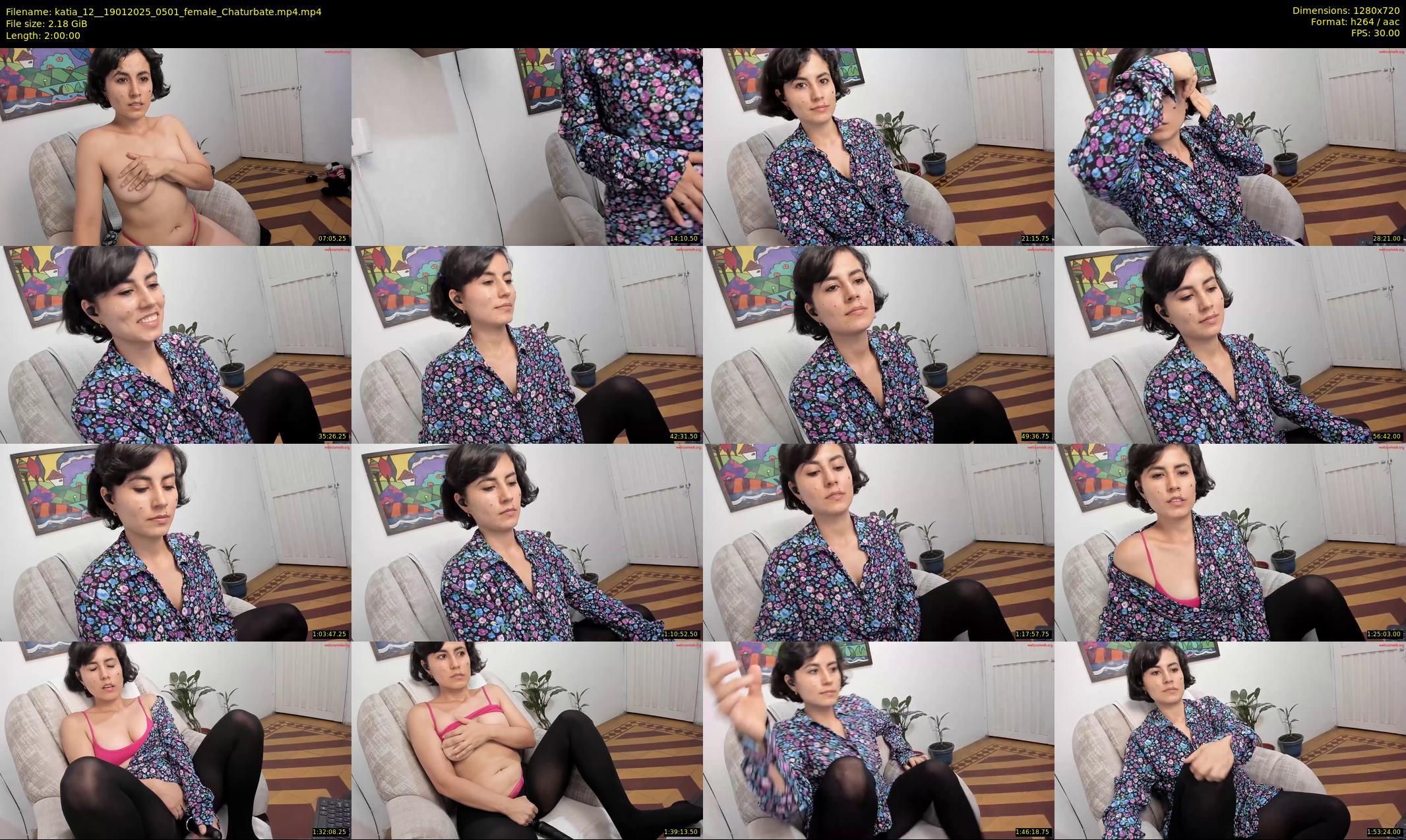 katia_12_ — 120 minute Chaturbate female cam show recording, 720p, Jan 19, 2025