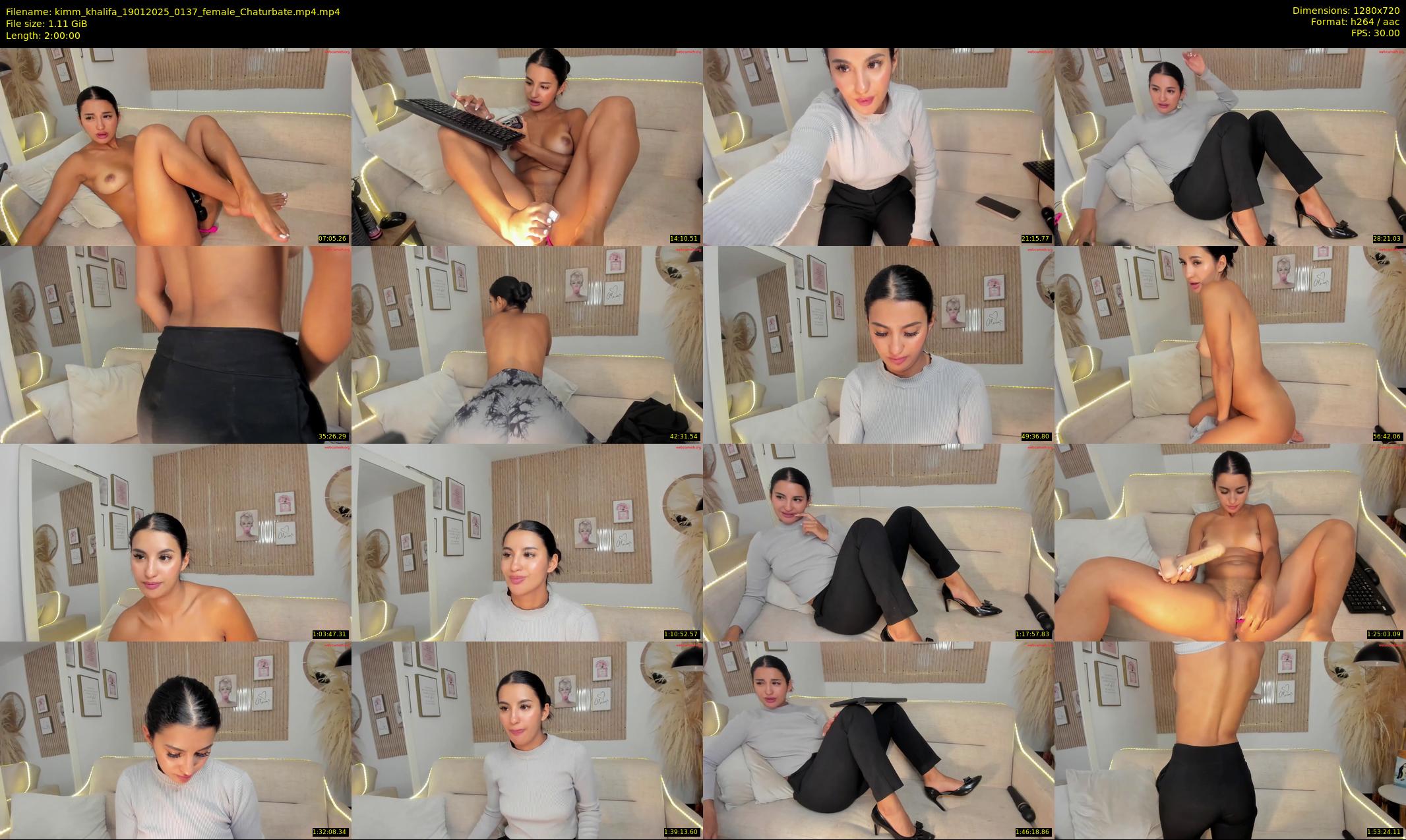 kimm_khalifa — 120 minute Chaturbate female cam show recording, 720p, Jan 19, 2025