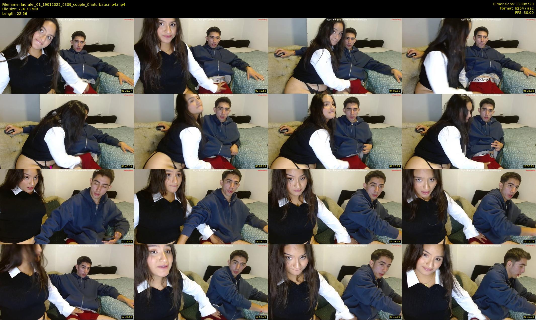 lauralei_01 — 23 minute Chaturbate couple cam show recording, 720p, Jan 19, 2025