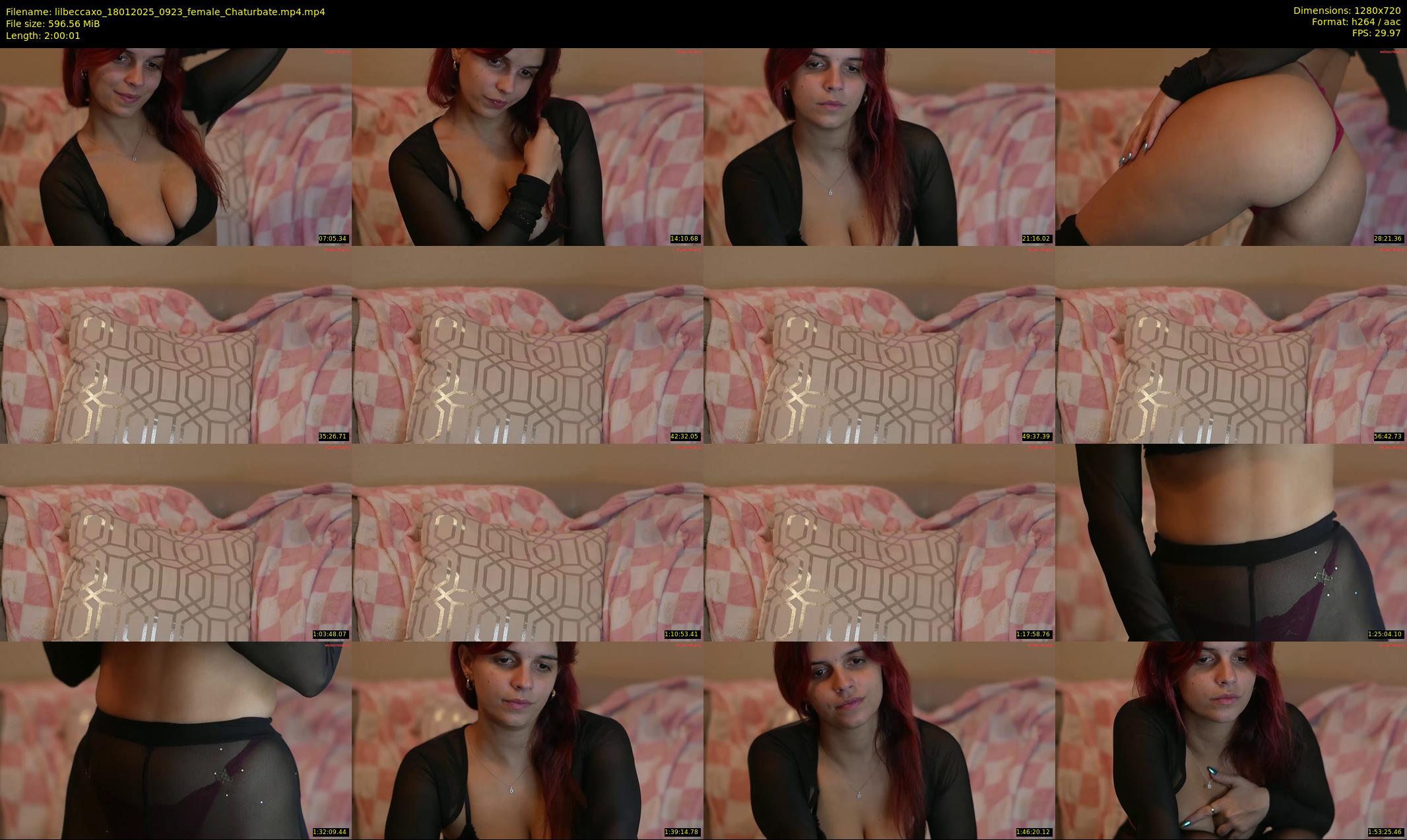 lilbeccaxo — 121 minute Chaturbate female cam show recording, 720p, Jan 18, 2025