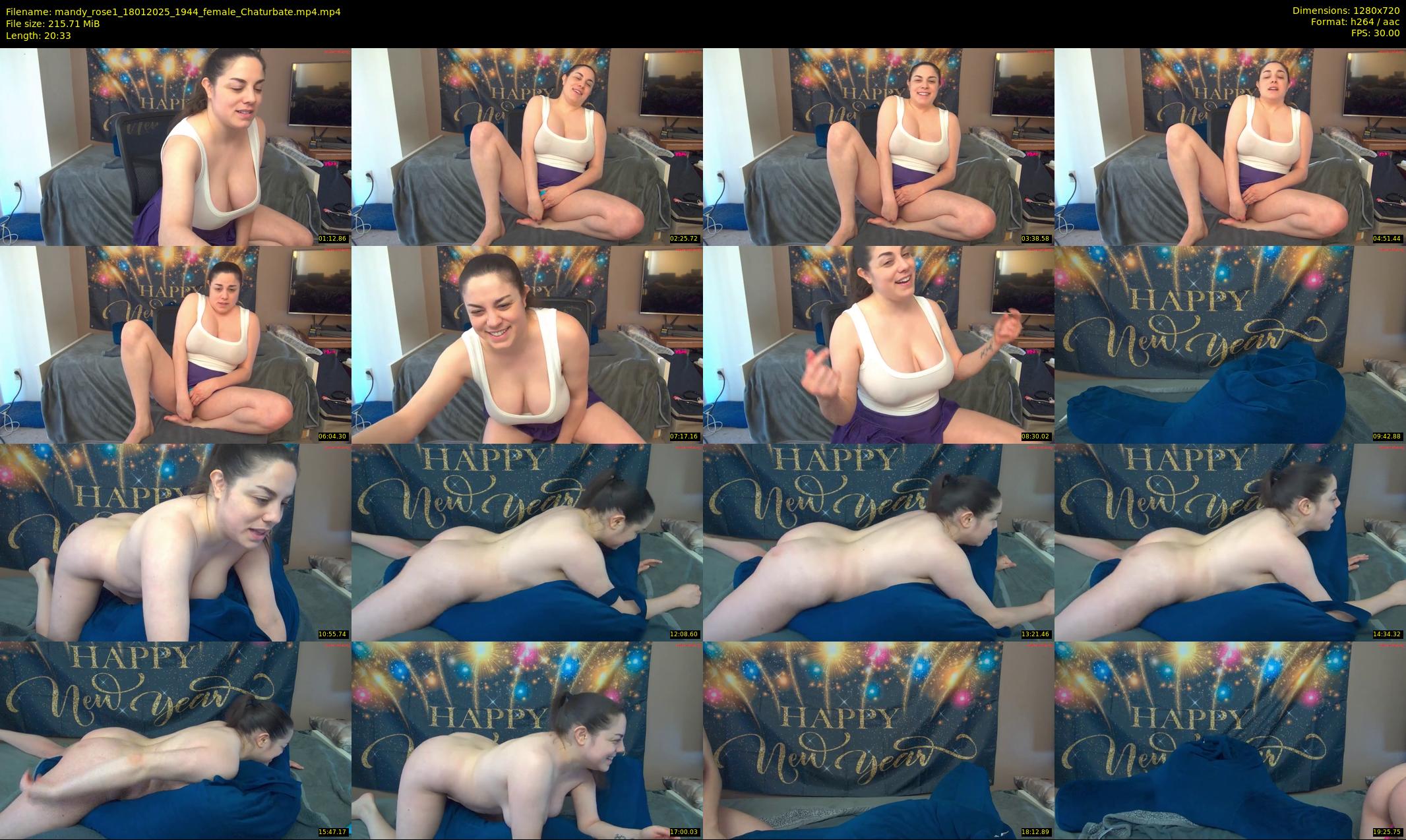 mandy_rose1 — 21 minute Chaturbate female cam show recording, 720p, Jan 18, 2025