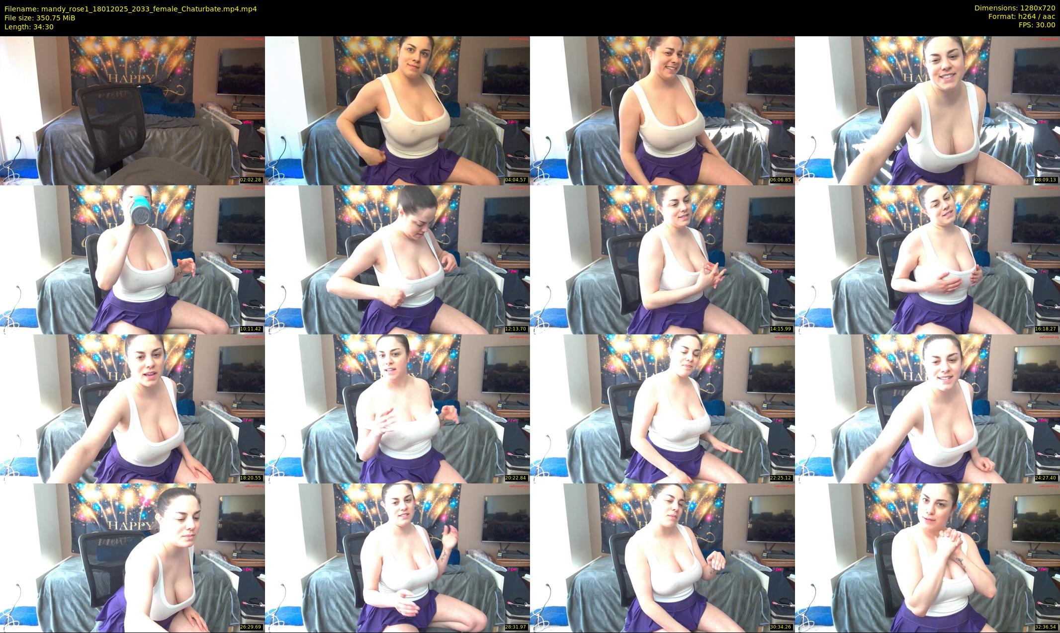 mandy_rose1 — 35 minute Chaturbate female cam show recording, 720p, Jan 18, 2025