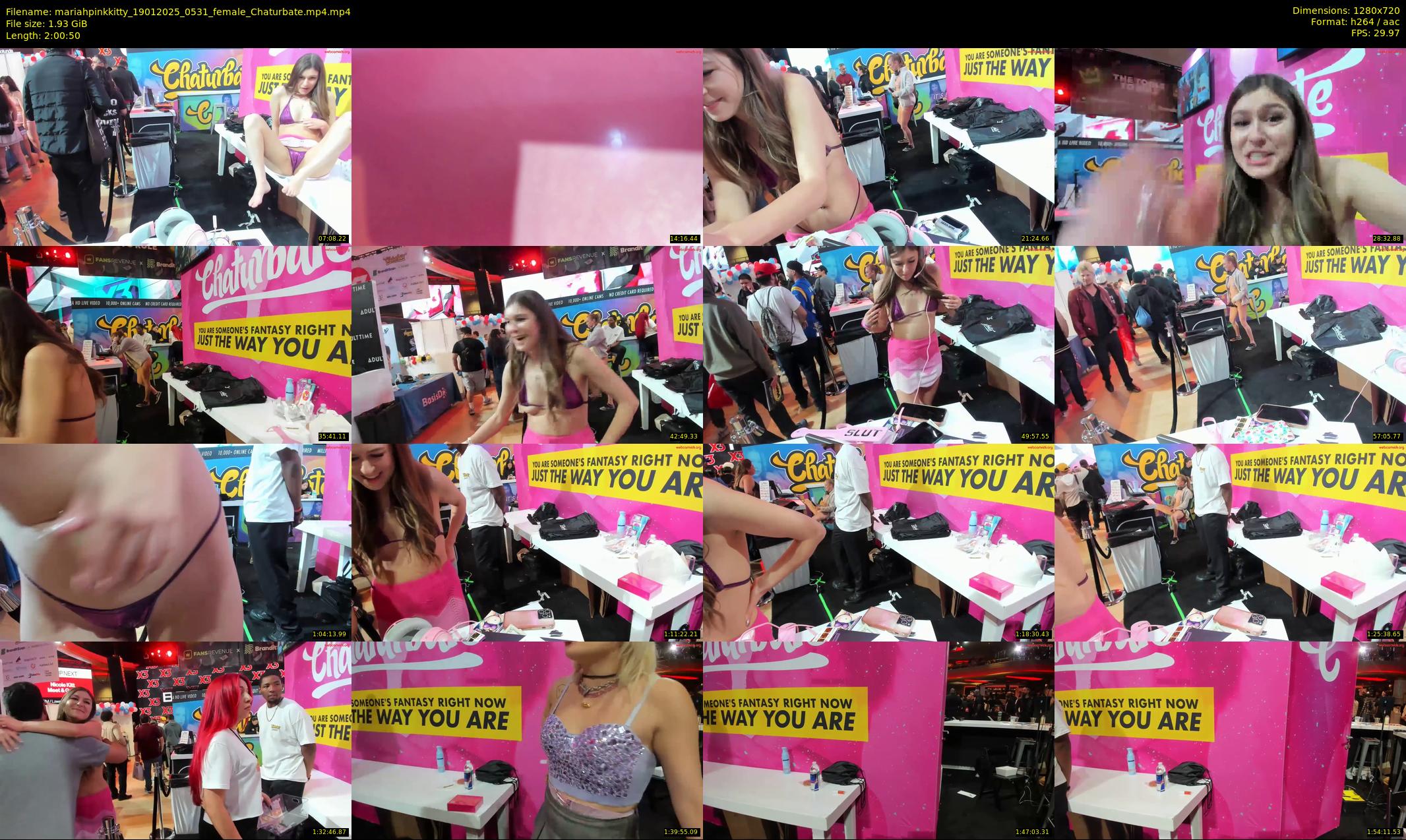 mariahpinkkitty — 121 minute Chaturbate female cam show recording, 720p, Jan 19, 2025