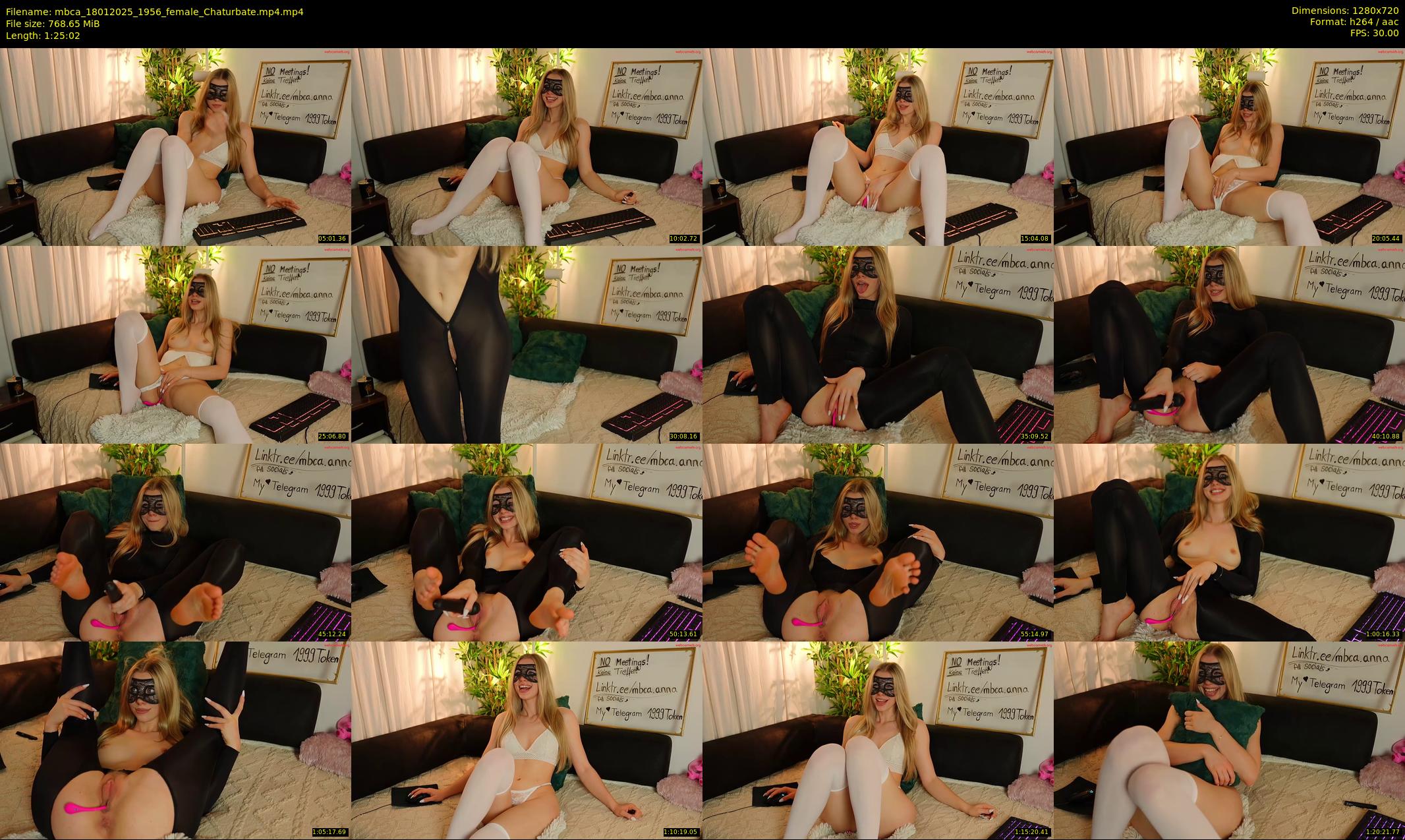 mbca — 86 minute Chaturbate couple cam show recording, 720p, Jan 18, 2025