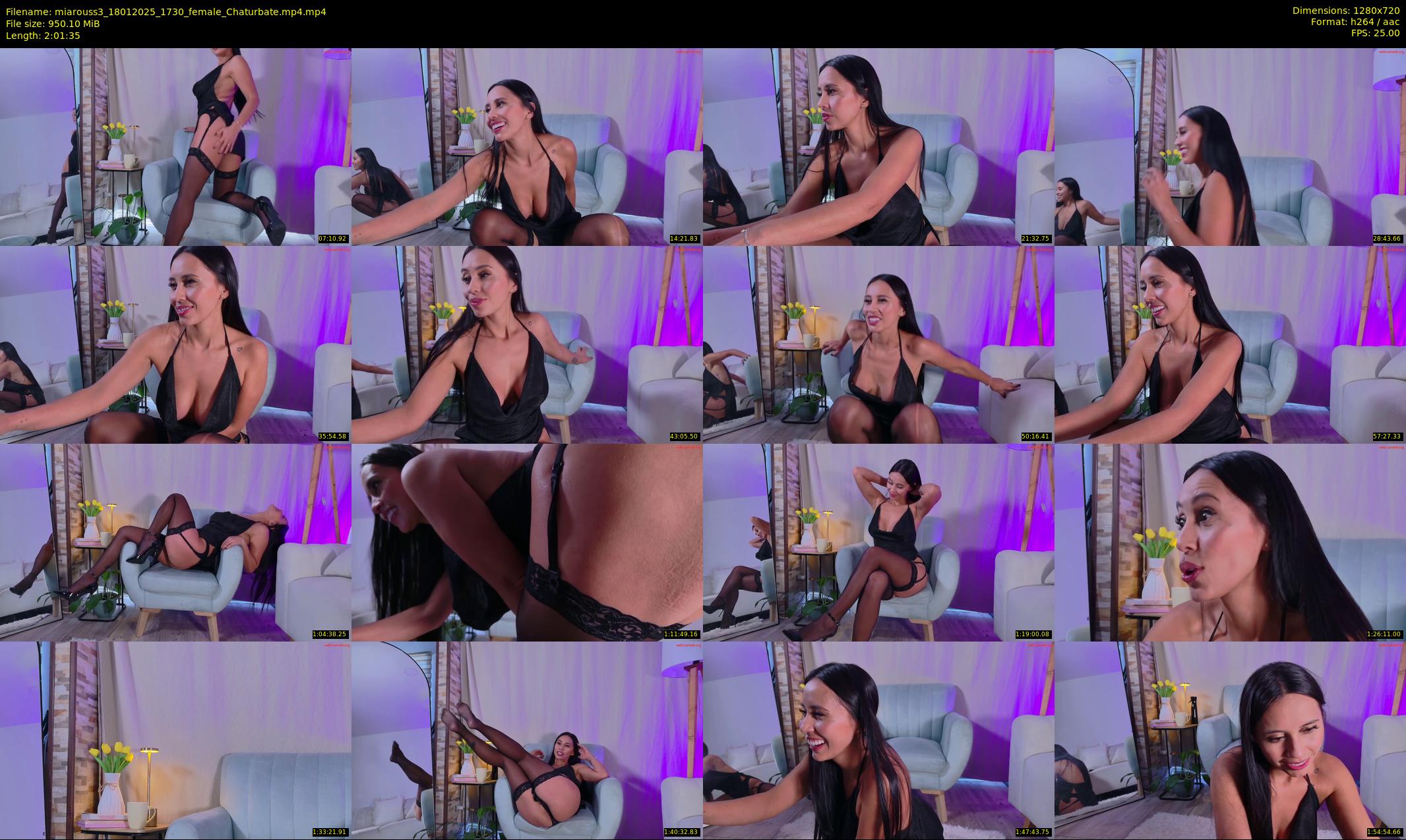 miarouss3 — 122 minute Chaturbate female cam show recording, 720p, Jan 18, 2025