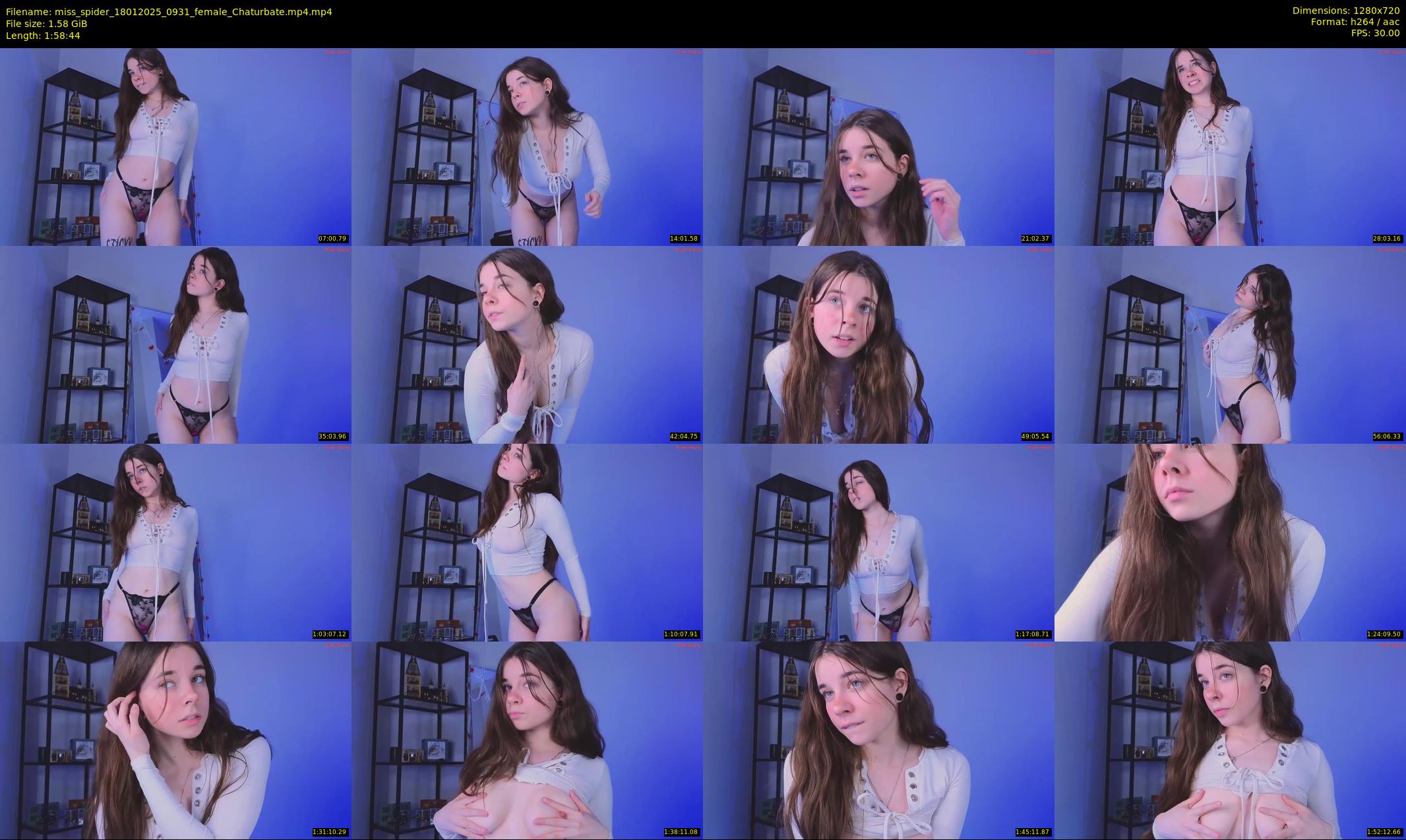 miss_spider — 119 minute Chaturbate female cam show recording, 720p, Jan 18, 2025