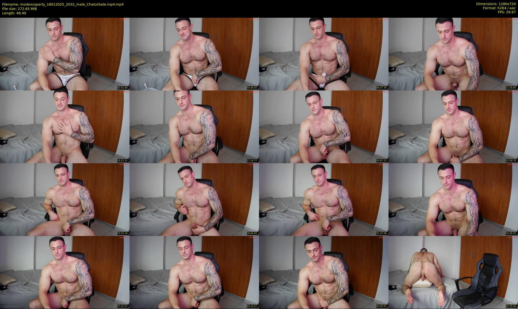 modexusparty — 49 minute Chaturbate male cam show recording, 720p, Jan 18, 2025