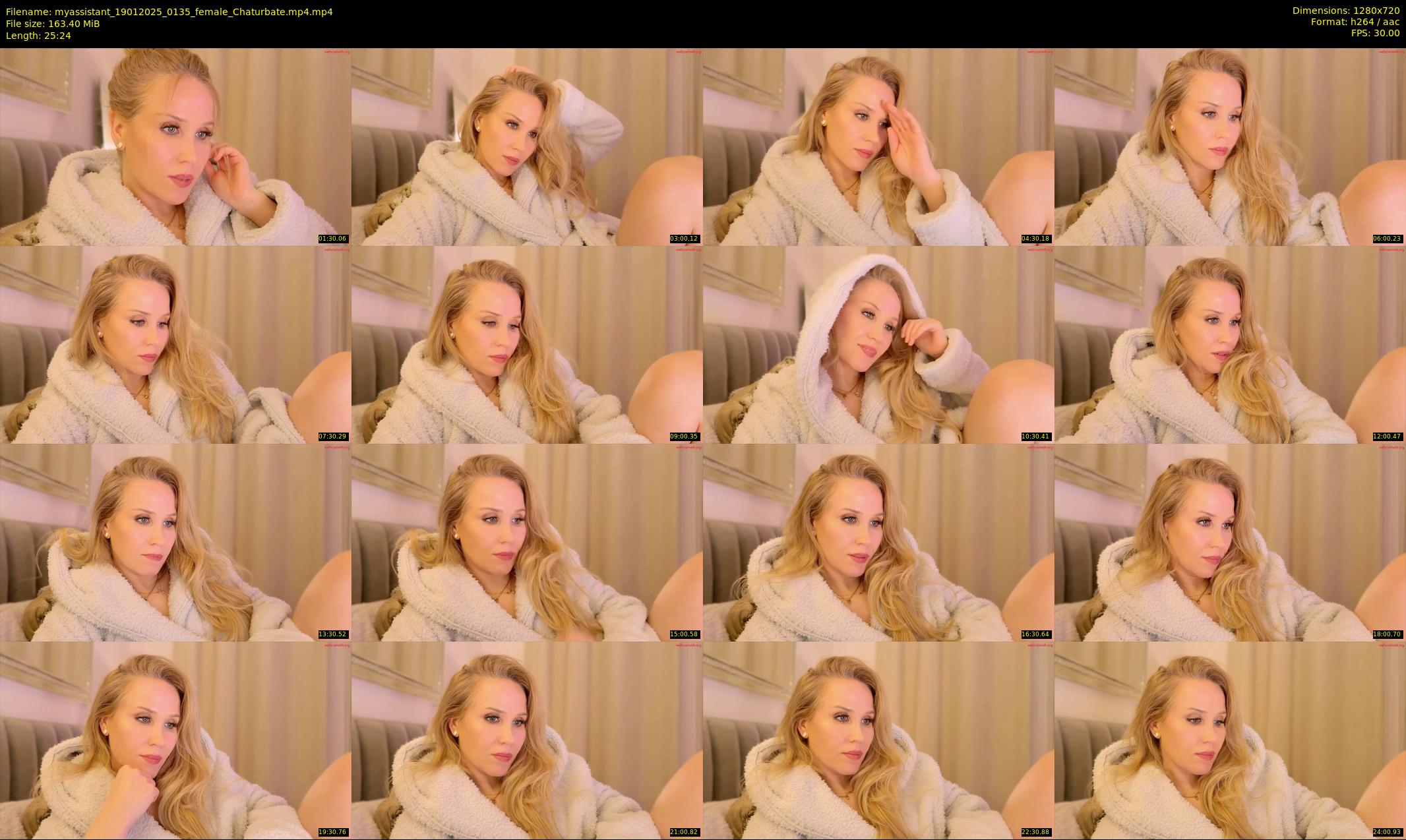 myassistant — 26 minute Chaturbate female cam show recording, 720p, Jan 19, 2025