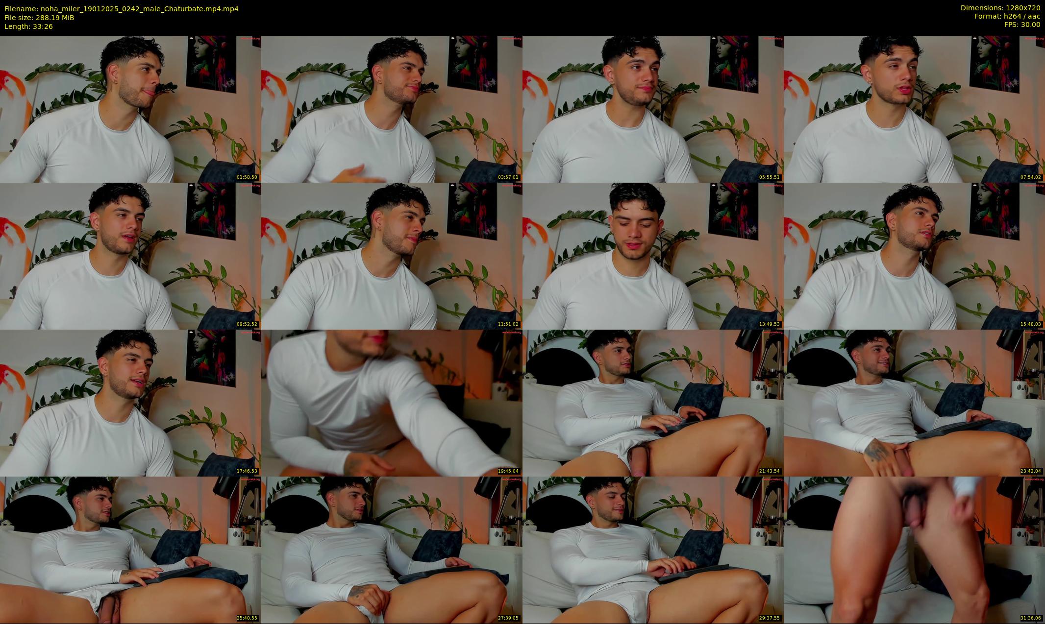 noha_miler — 34 minute Chaturbate male cam show recording, 720p, Jan 19, 2025