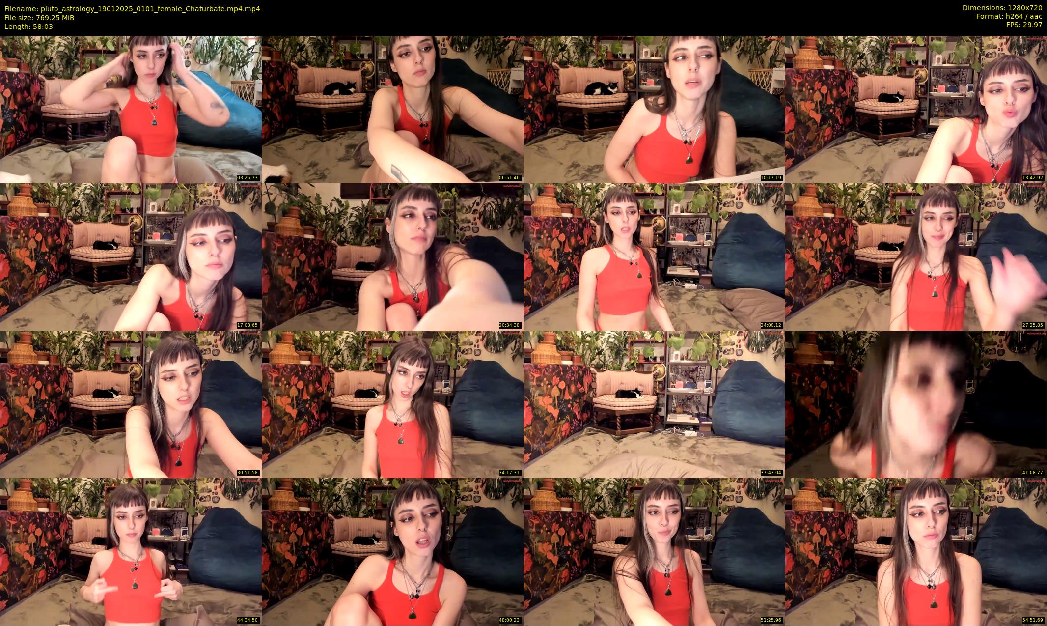 pluto_astrology — 59 minute Chaturbate female cam show recording, 720p, Jan 19, 2025