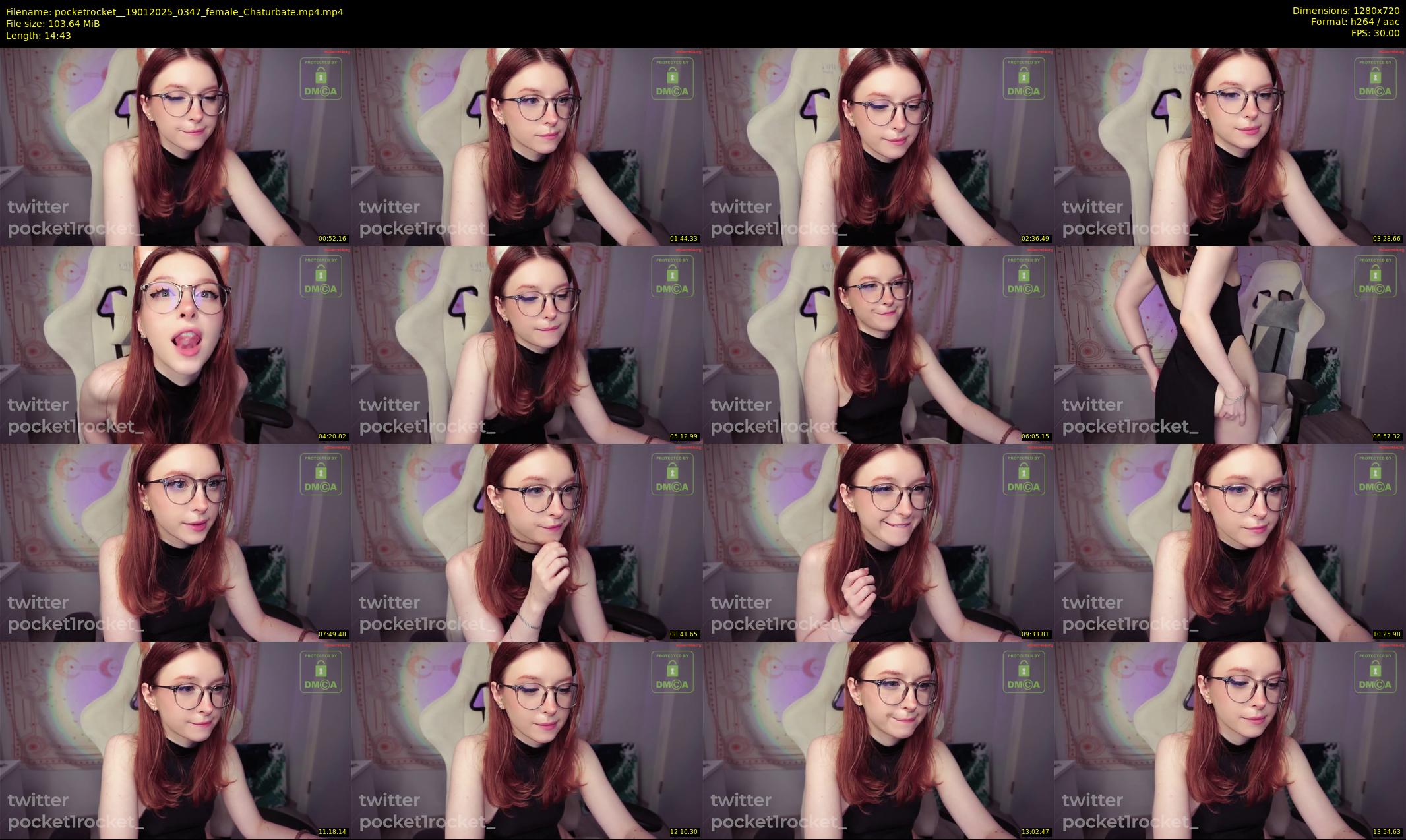 pocketrocket_ — 15 minute Chaturbate female cam show recording, 720p, Jan 19, 2025