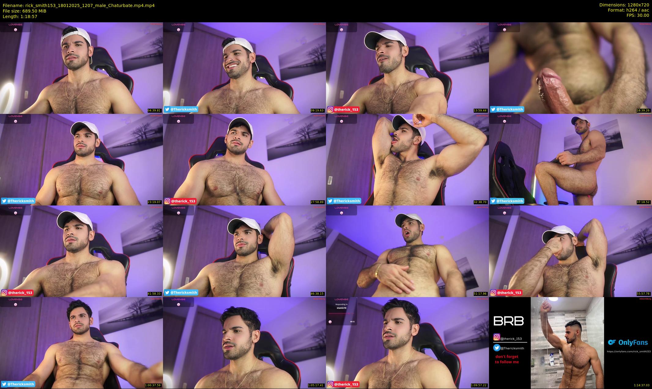 rick_smith153 — 79 minute Chaturbate male cam show recording, 720p, Jan 18, 2025