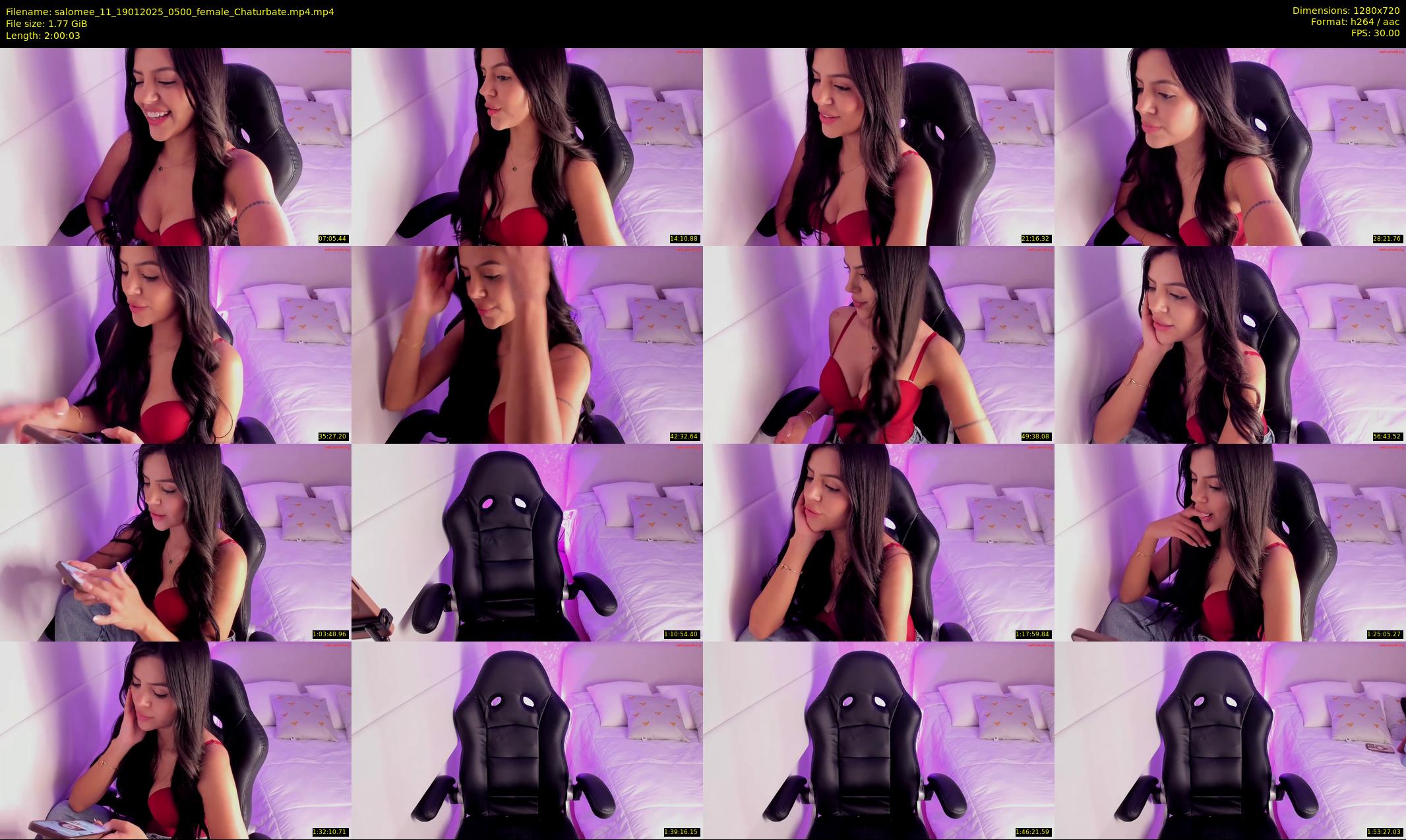 salomee_11 — 121 minute Chaturbate female cam show recording, 720p, Jan 19, 2025