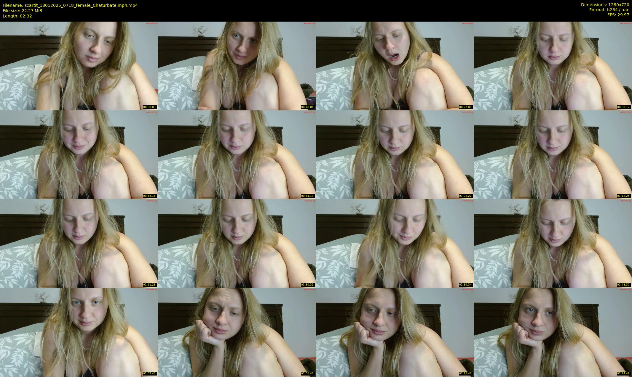 scartit — 3 minute Chaturbate female cam show recording, 720p, Jan 18, 2025