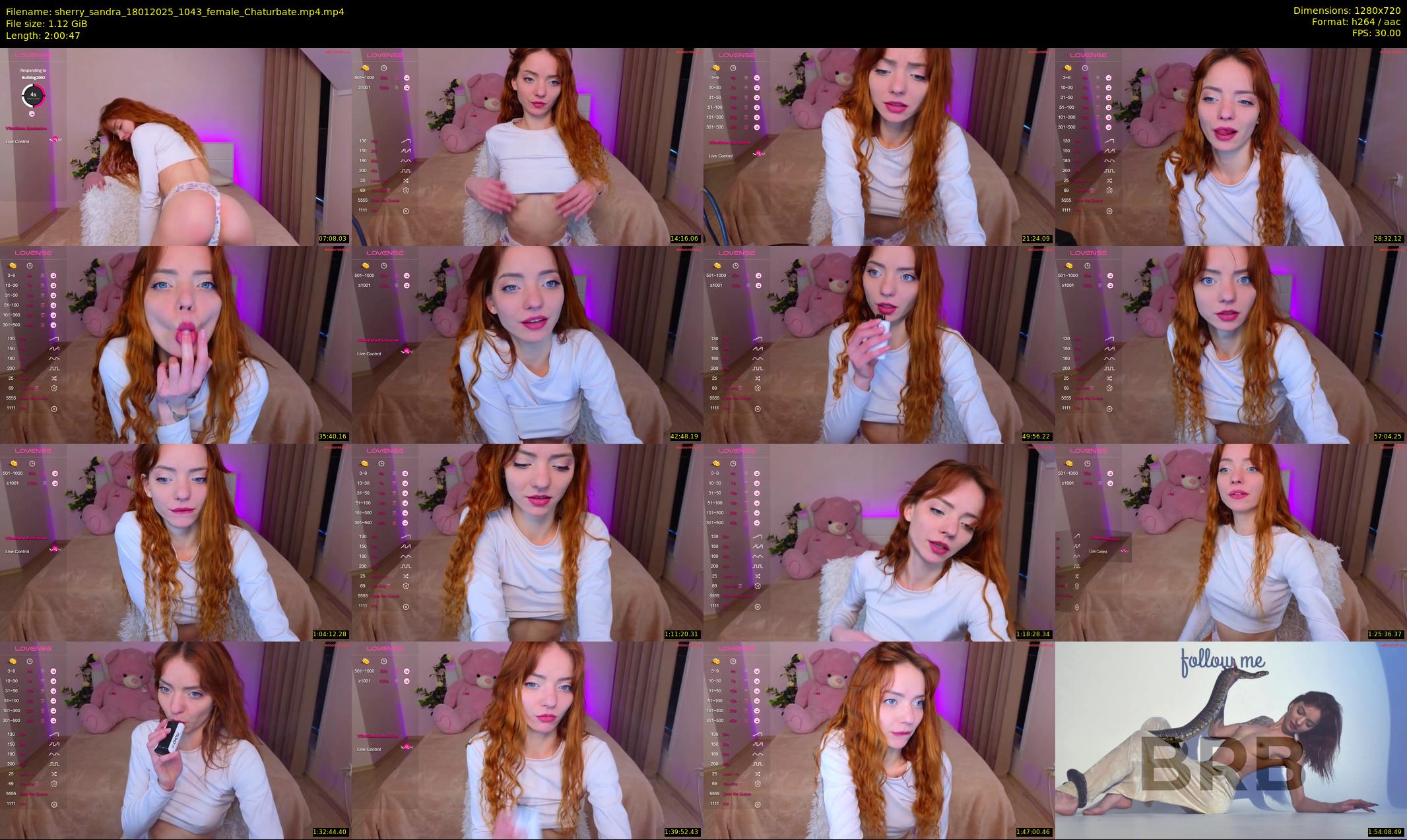 sherry_sandra — 121 minute Chaturbate female cam show recording, 720p, Jan 18, 2025